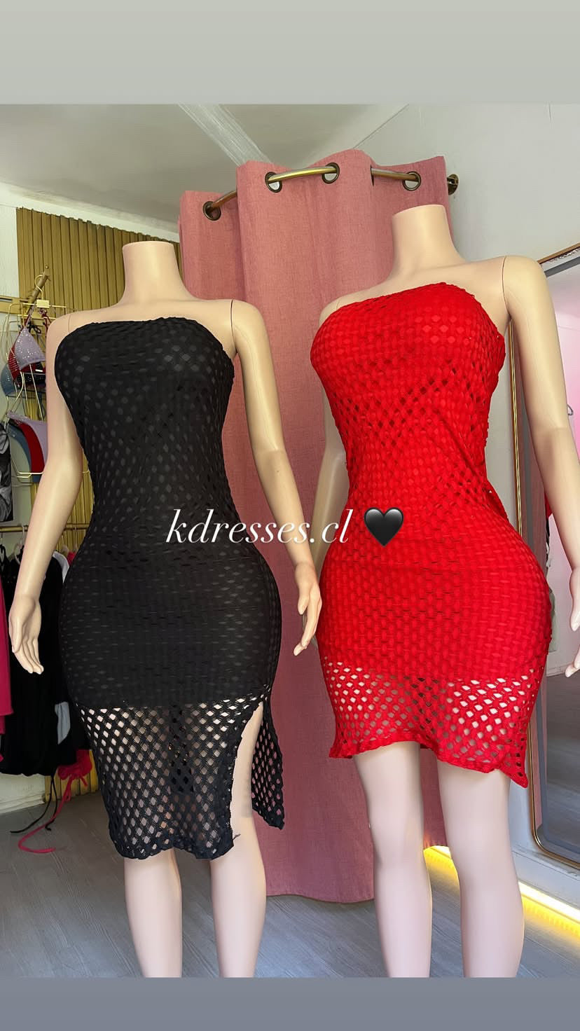 Strapless tejido