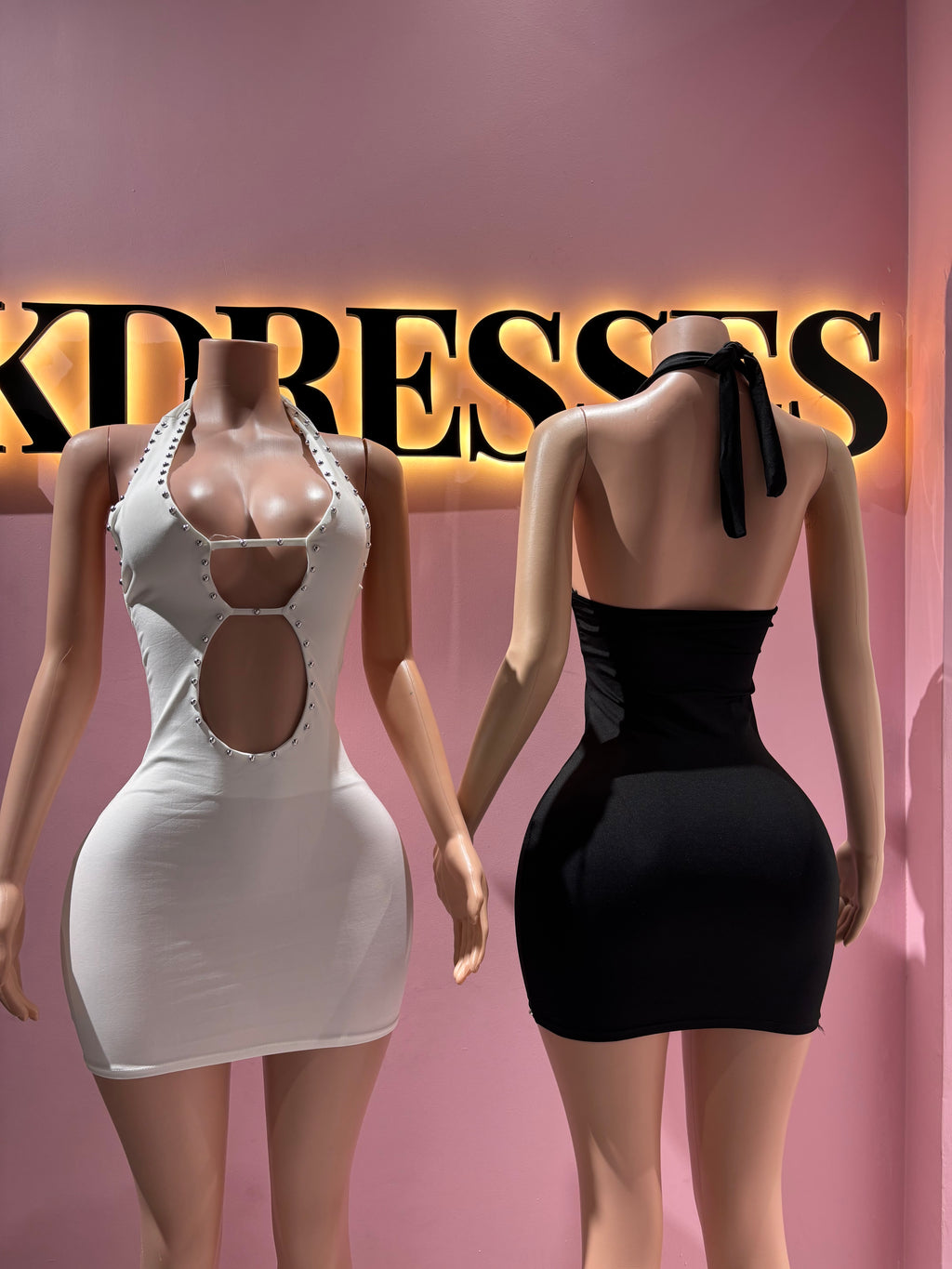 Vestidos escote silver