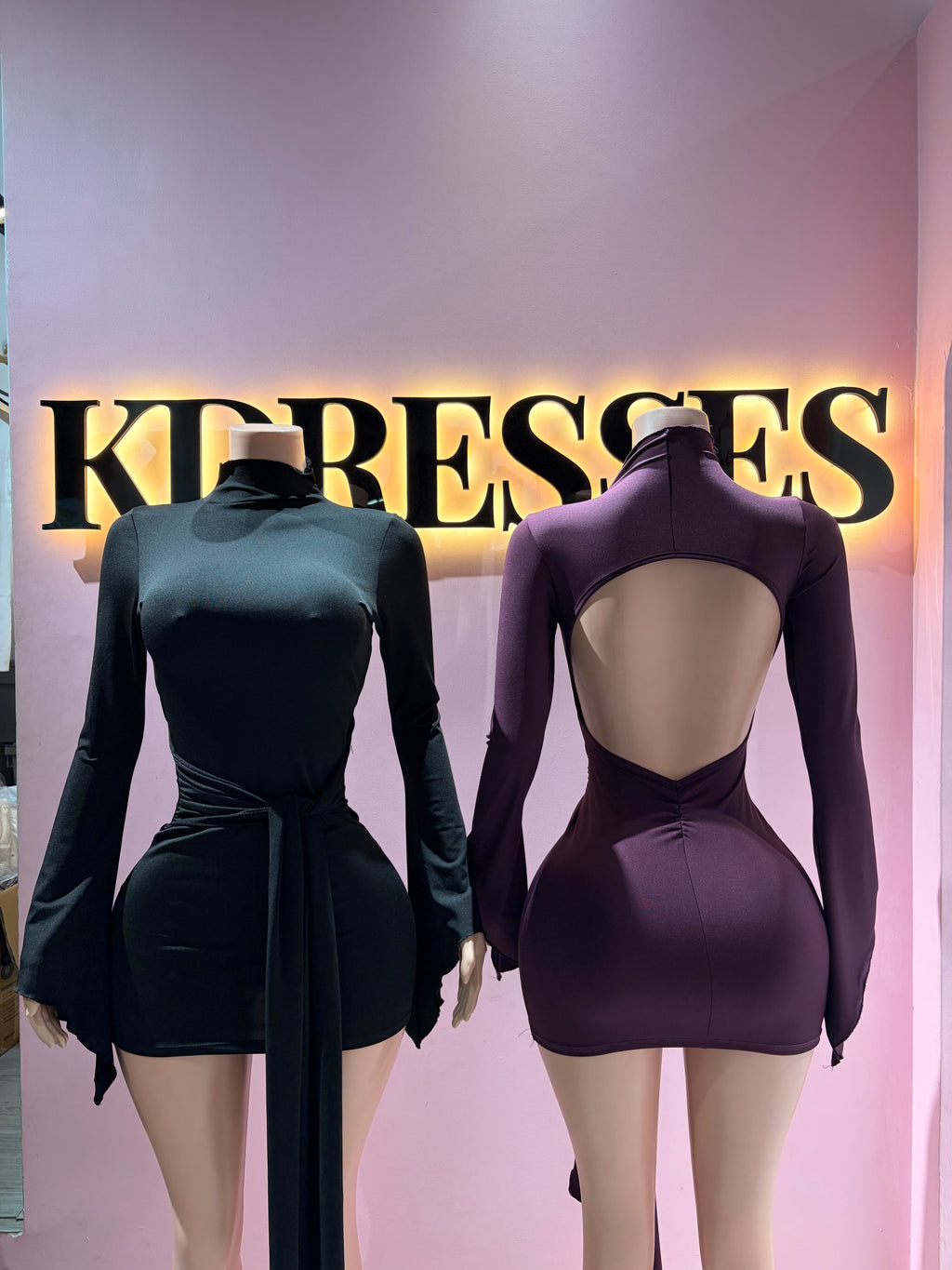 Vestido drapeado push up