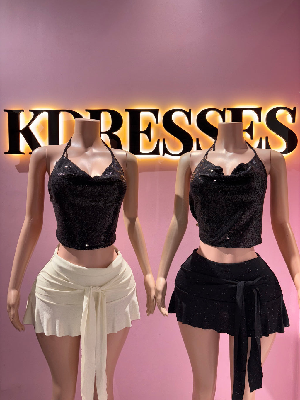 Falda vuelitos shiny