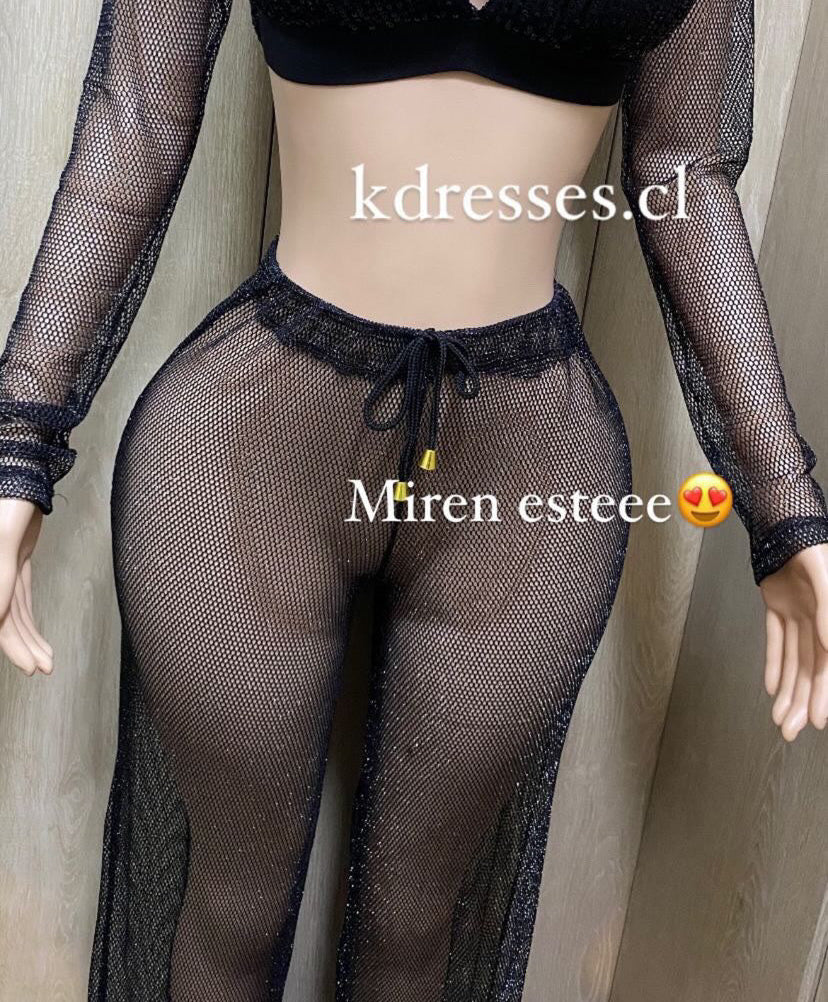 pantalon malla Shiny