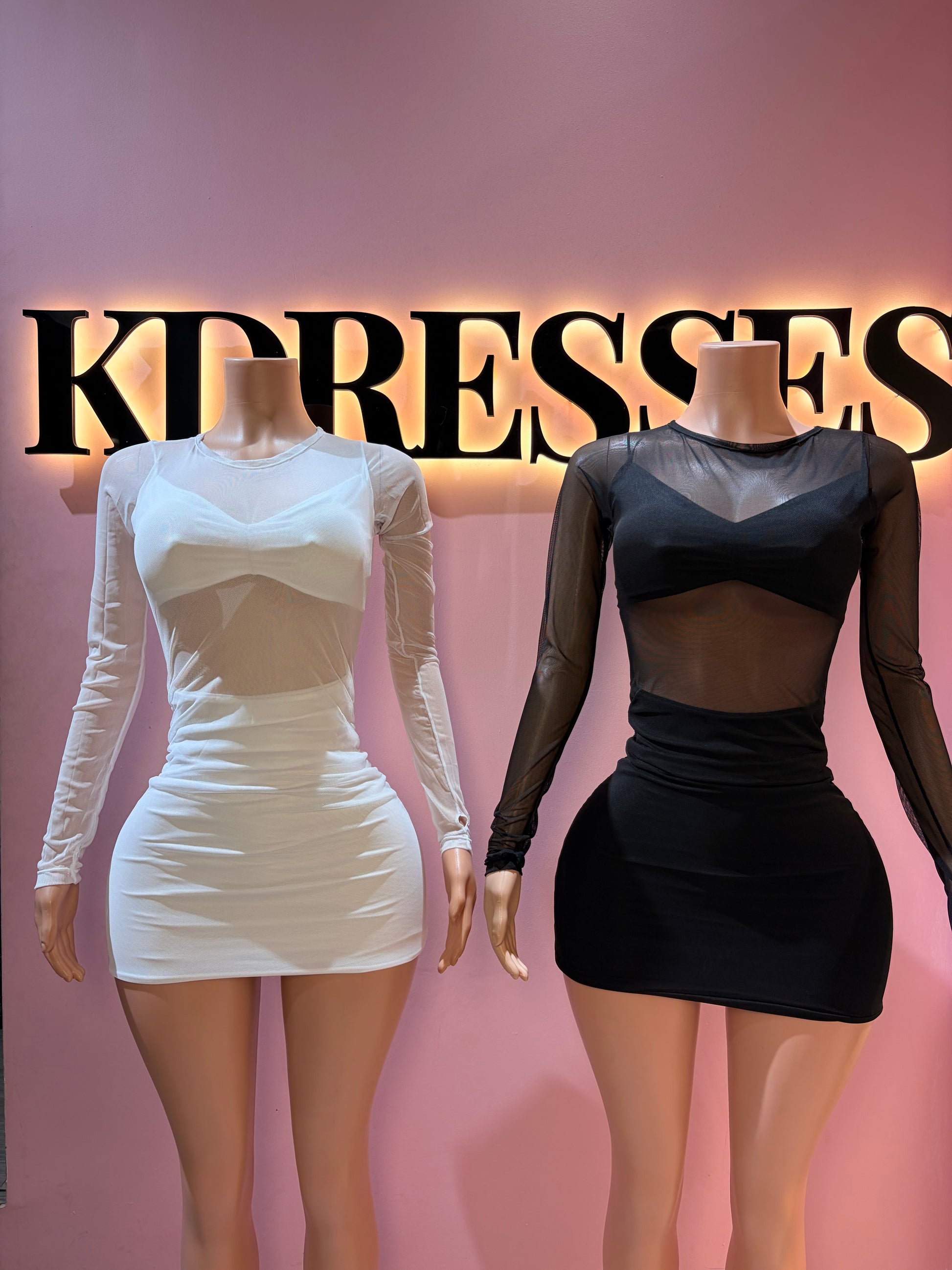 Mini dress Transparencia