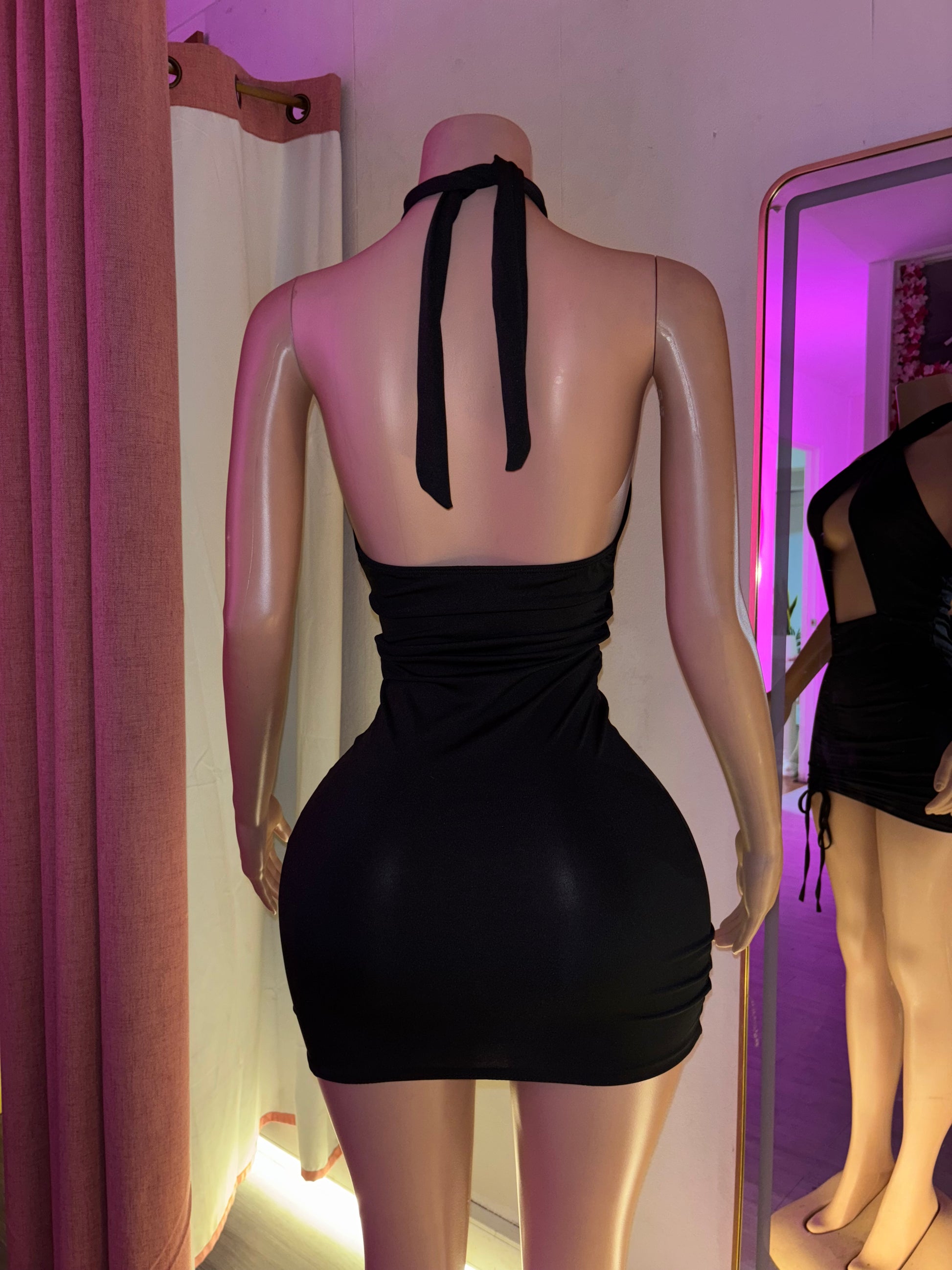 Vestido escote cruzado