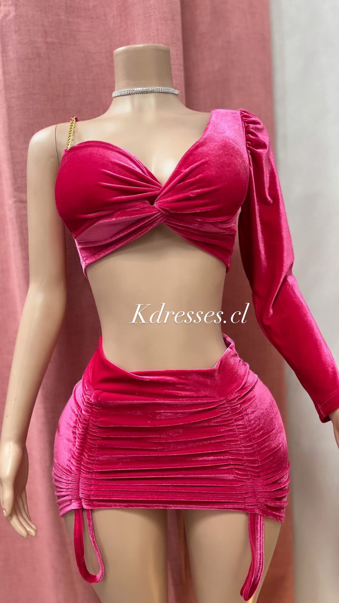 Conjunto 1 manga terciopelo