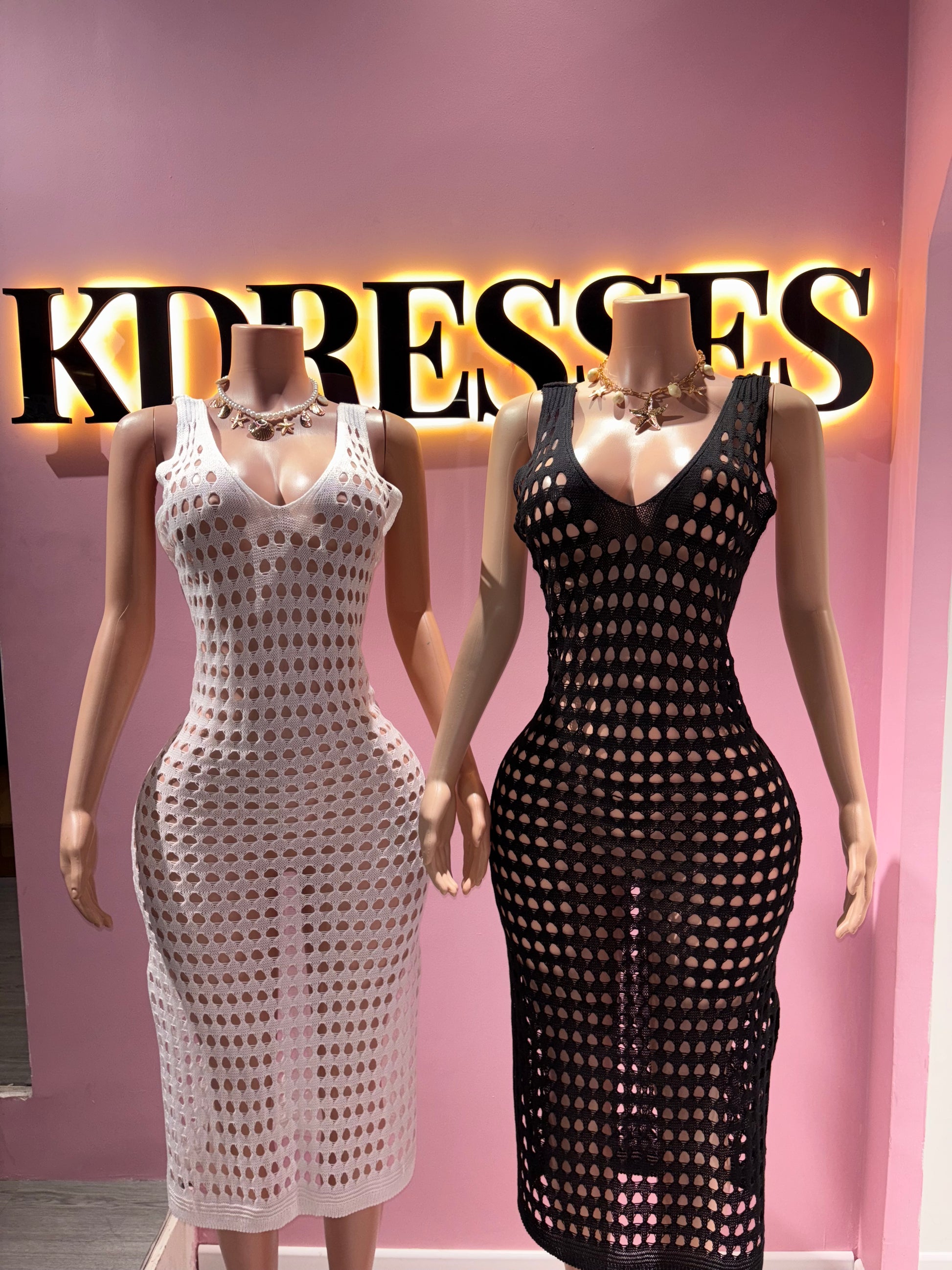 Vestido tejido salida