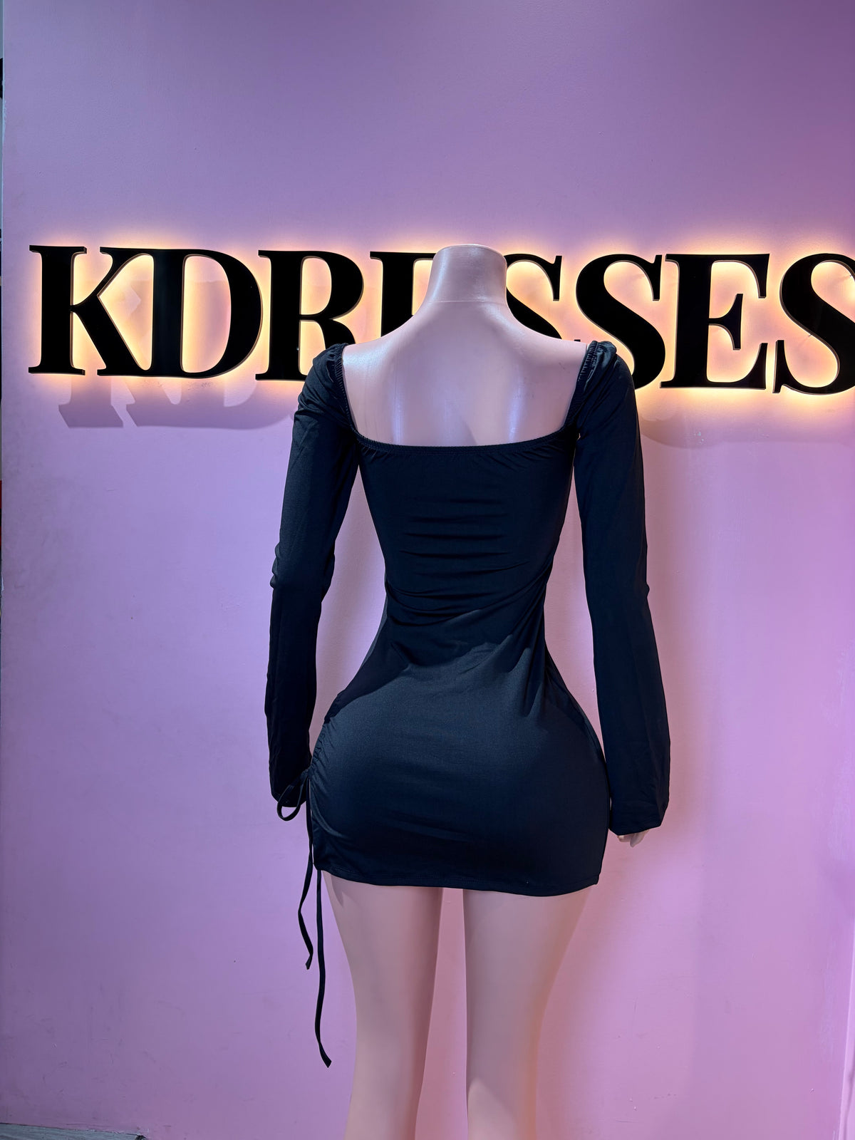 Vestido escote amarras🖤