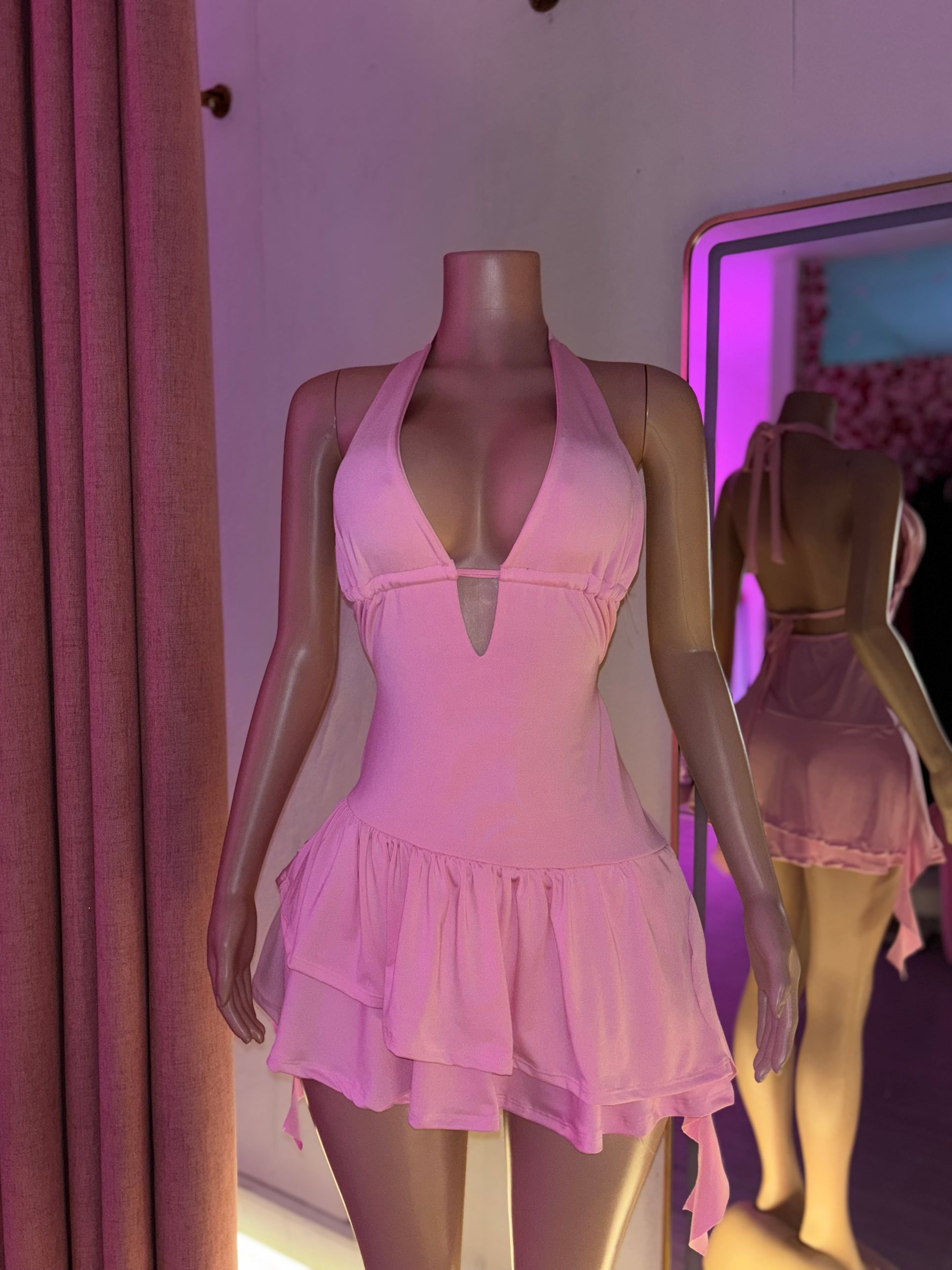Vestido escote vuelitos