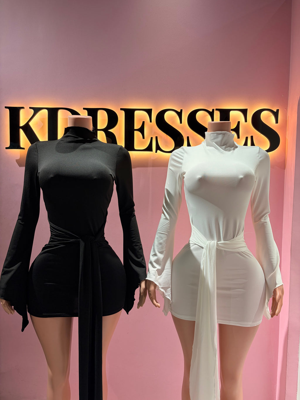 Vestido drapeado push up