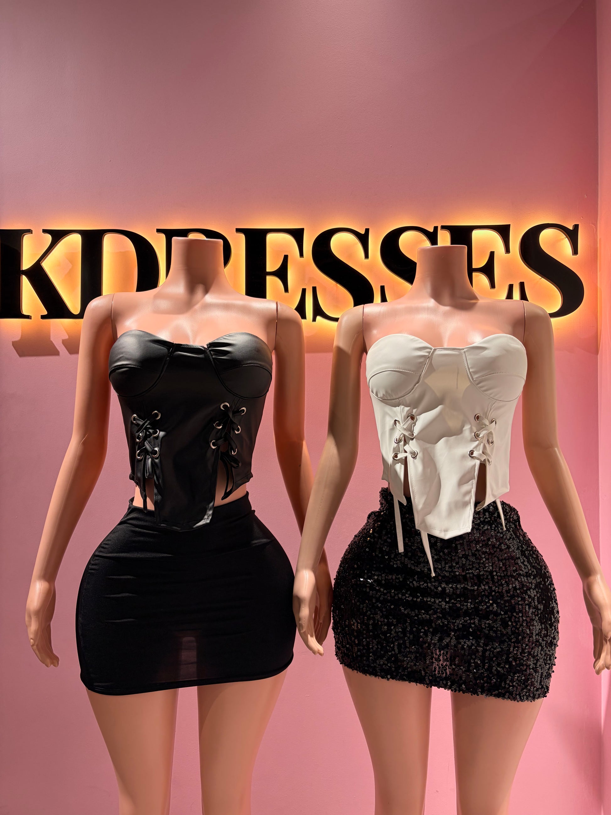 Corset laced