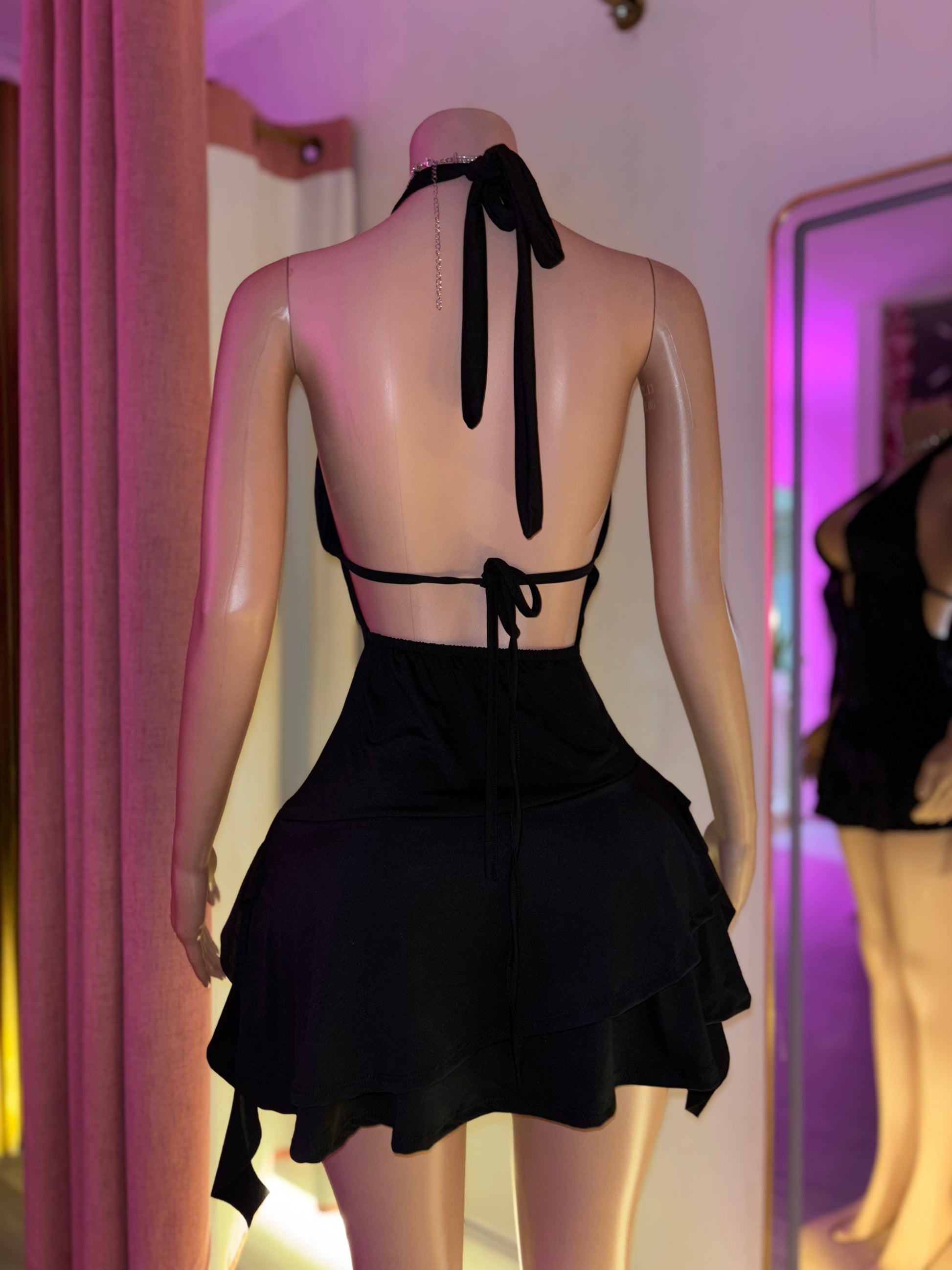 Vestido escote vuelitos