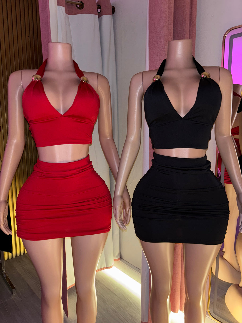 Conjunto Escote hebilla Gold