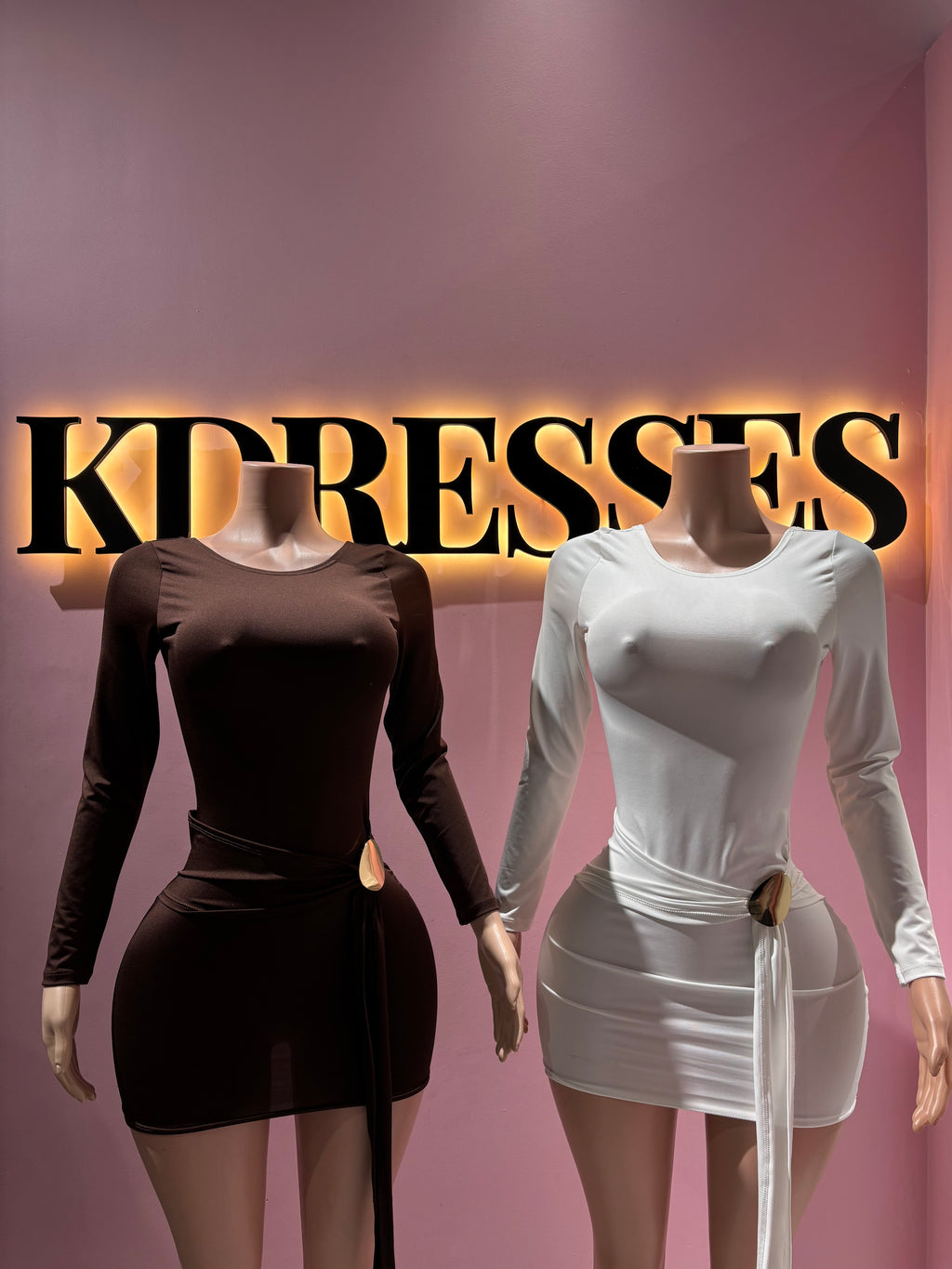 Vestido hebilla push up drapeado