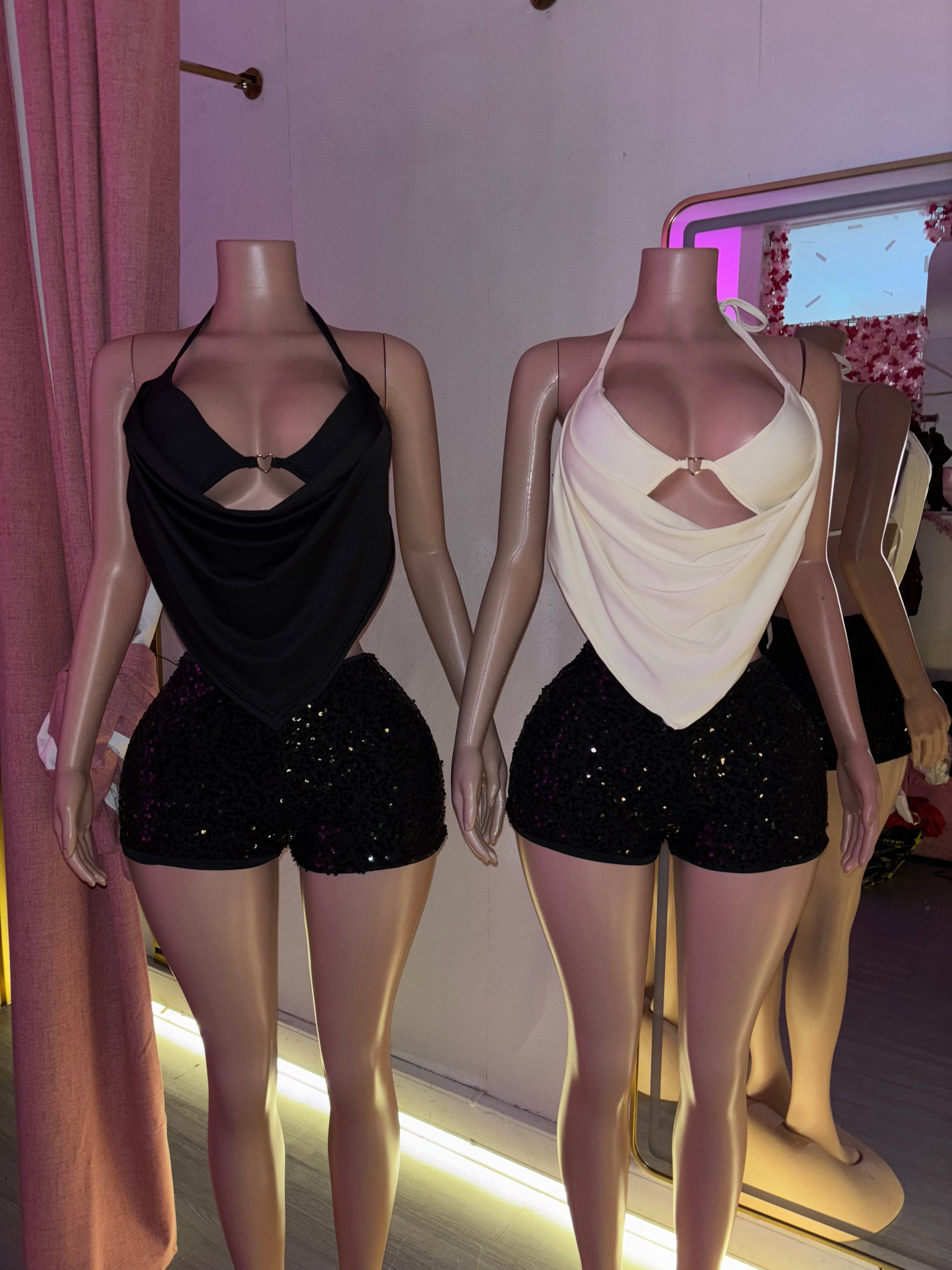 Mini short lentejuelas