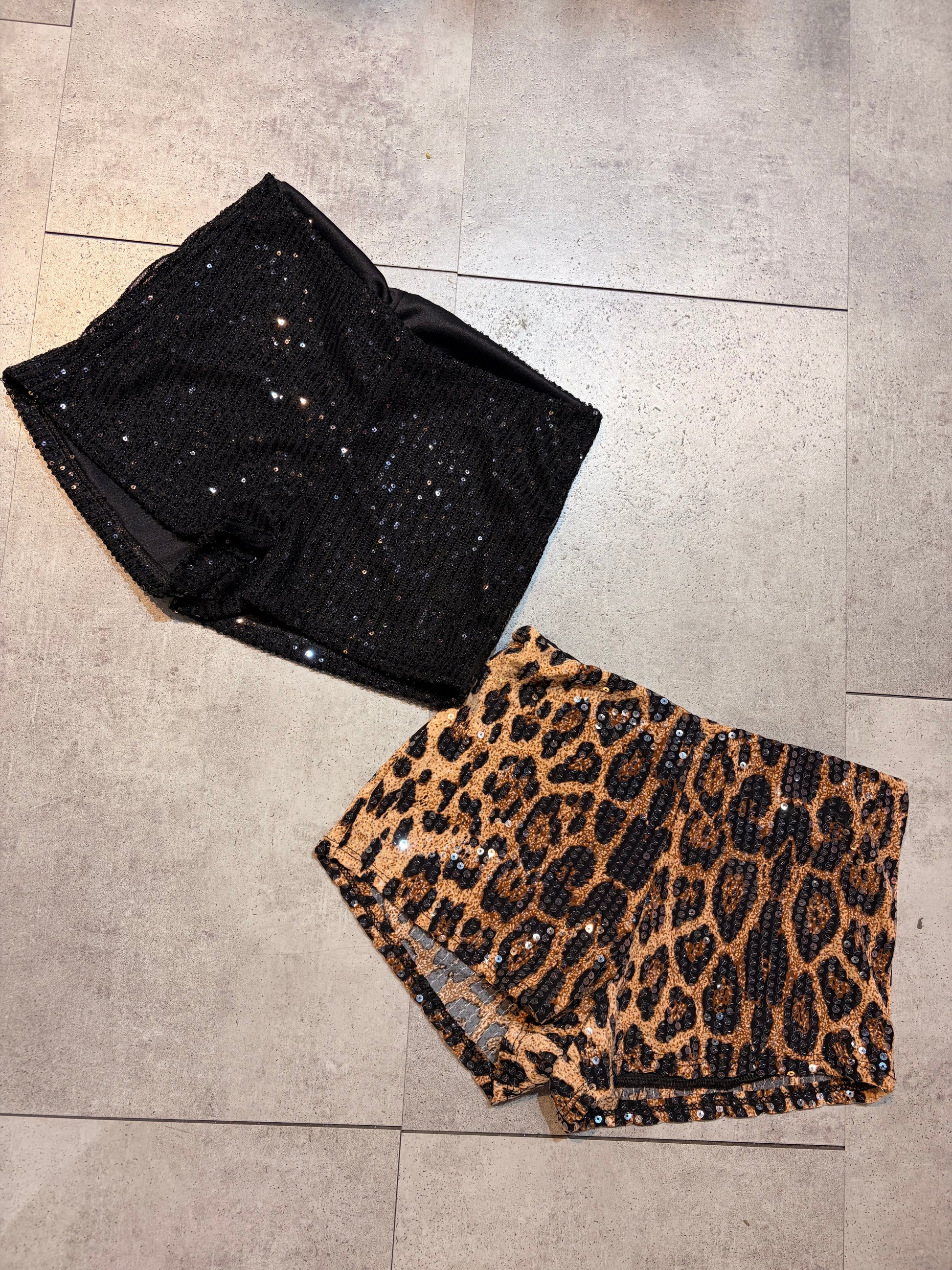Mini short animal print