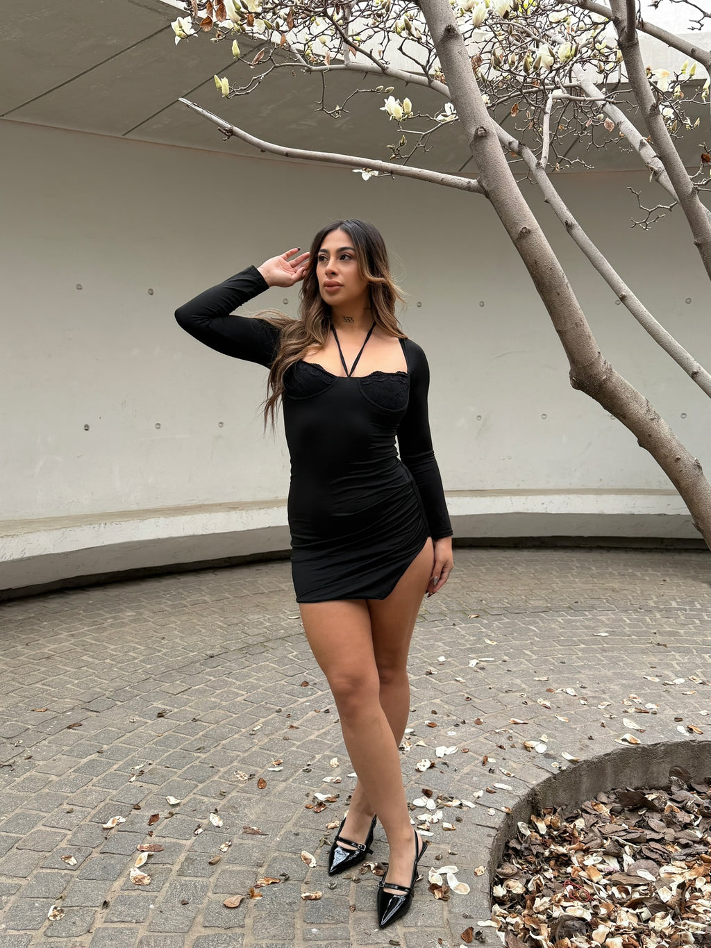 White Moon Mini Dress