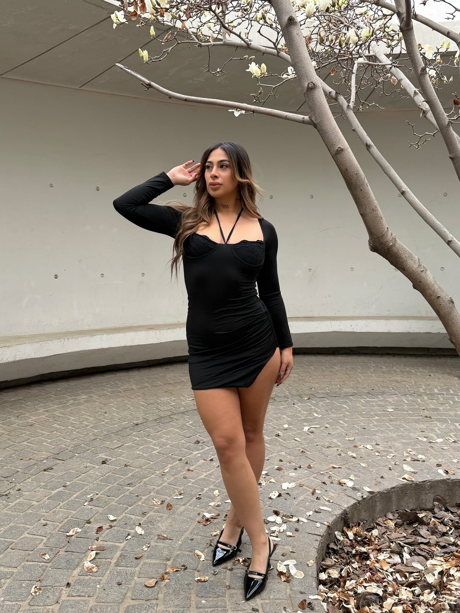 White Moon Mini Dress