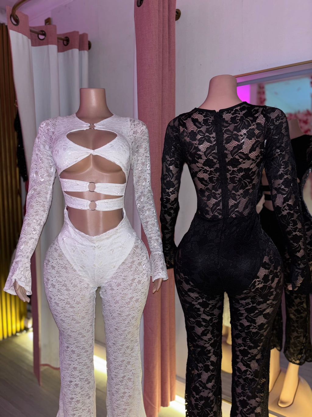 Enterito encaje argolla