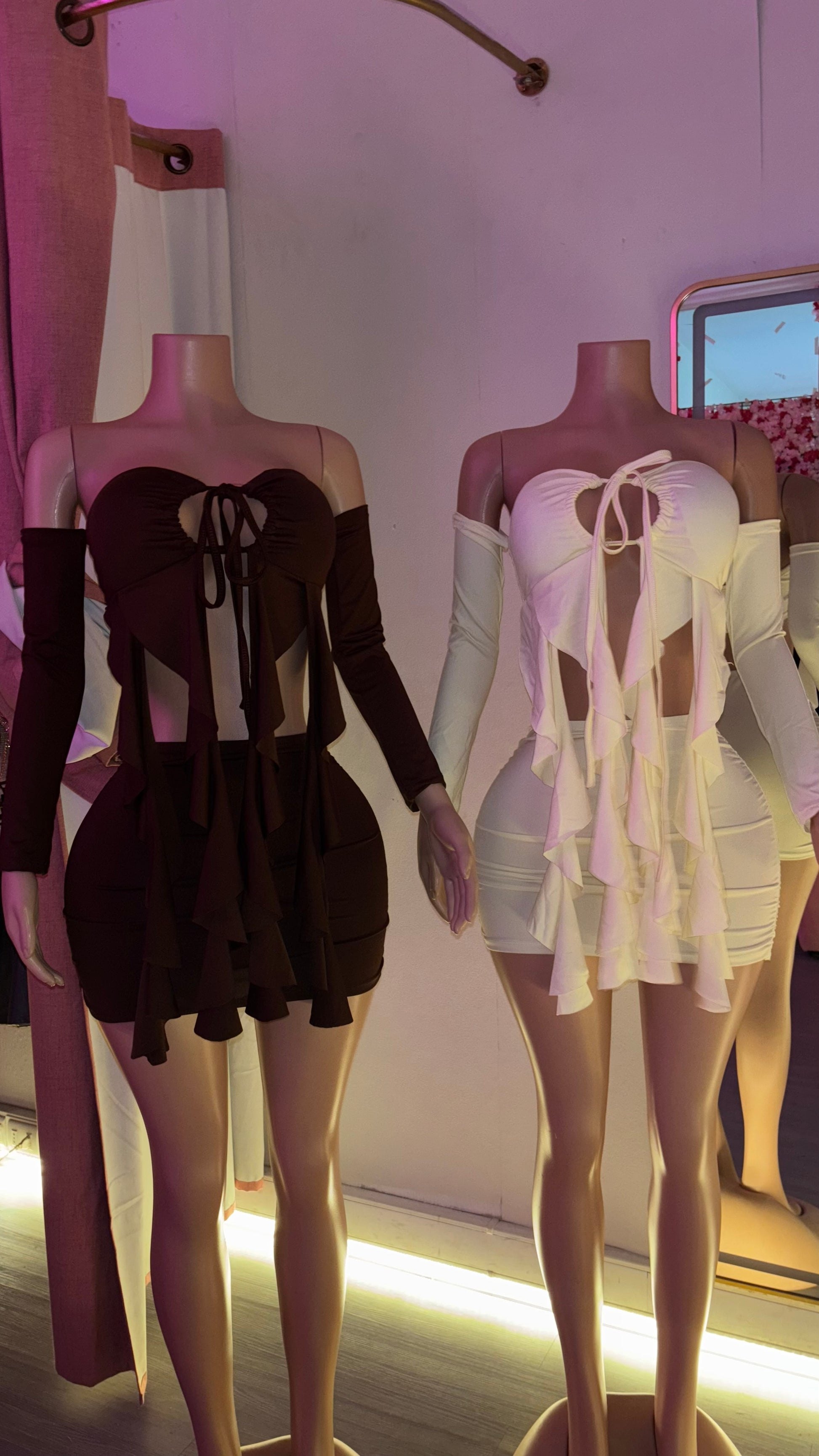 conjunto flecos manga larga