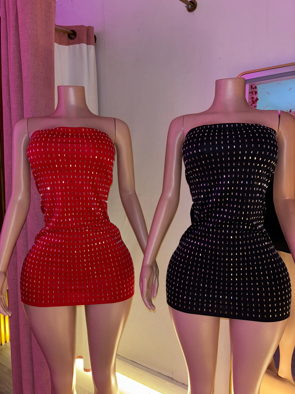 Vestido Diamond Strapless