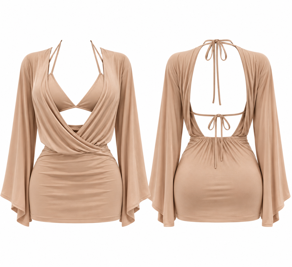 Vestido Venus escote