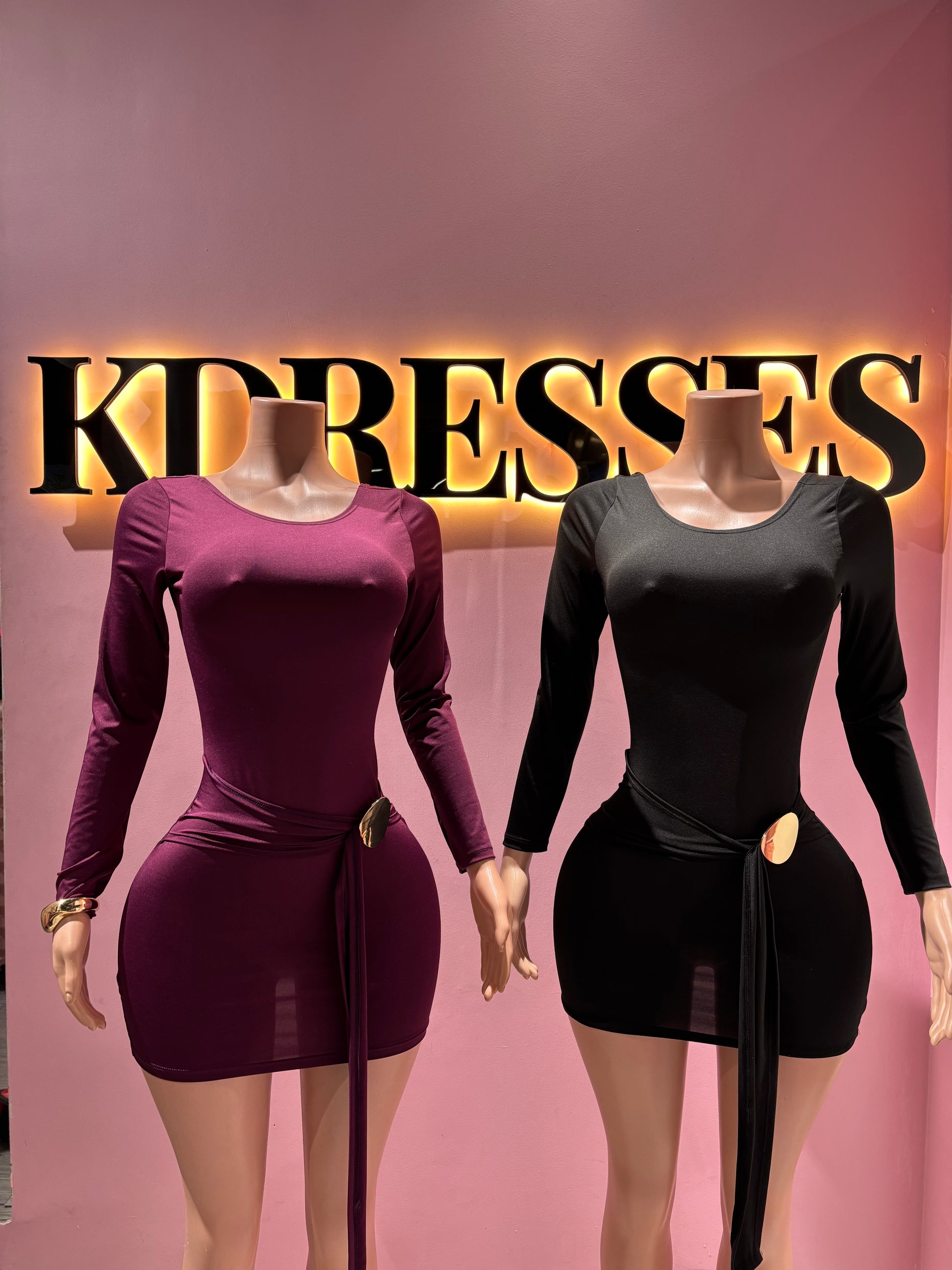 Vestido hebilla push up drapeado