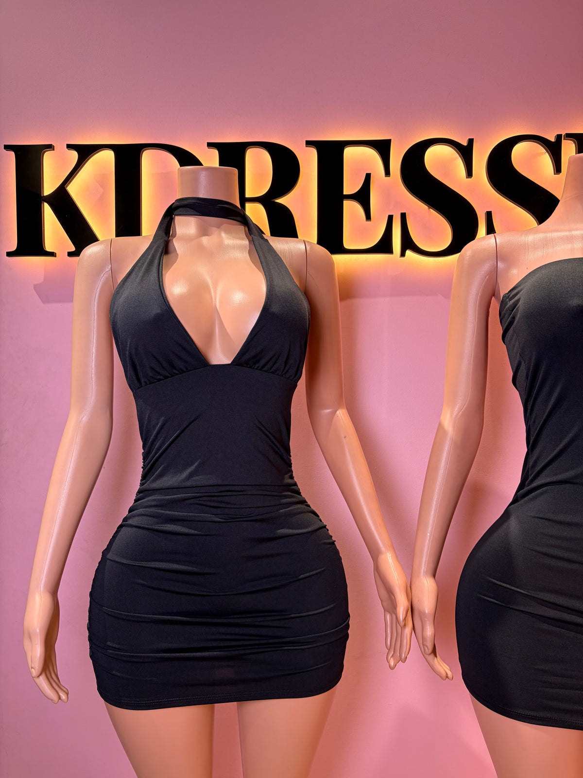 Vestido escote basic