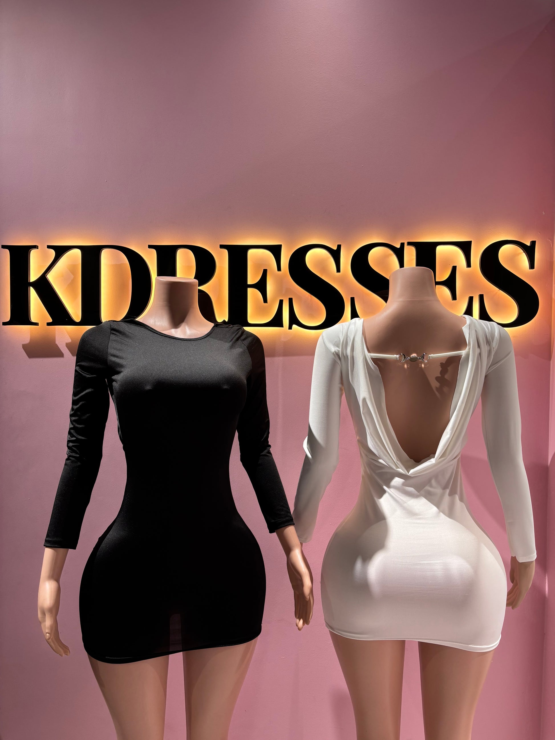 Vestido espalda drapeado