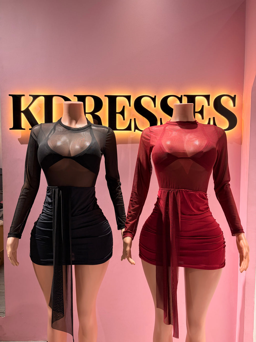 Vestido transparencia bikini