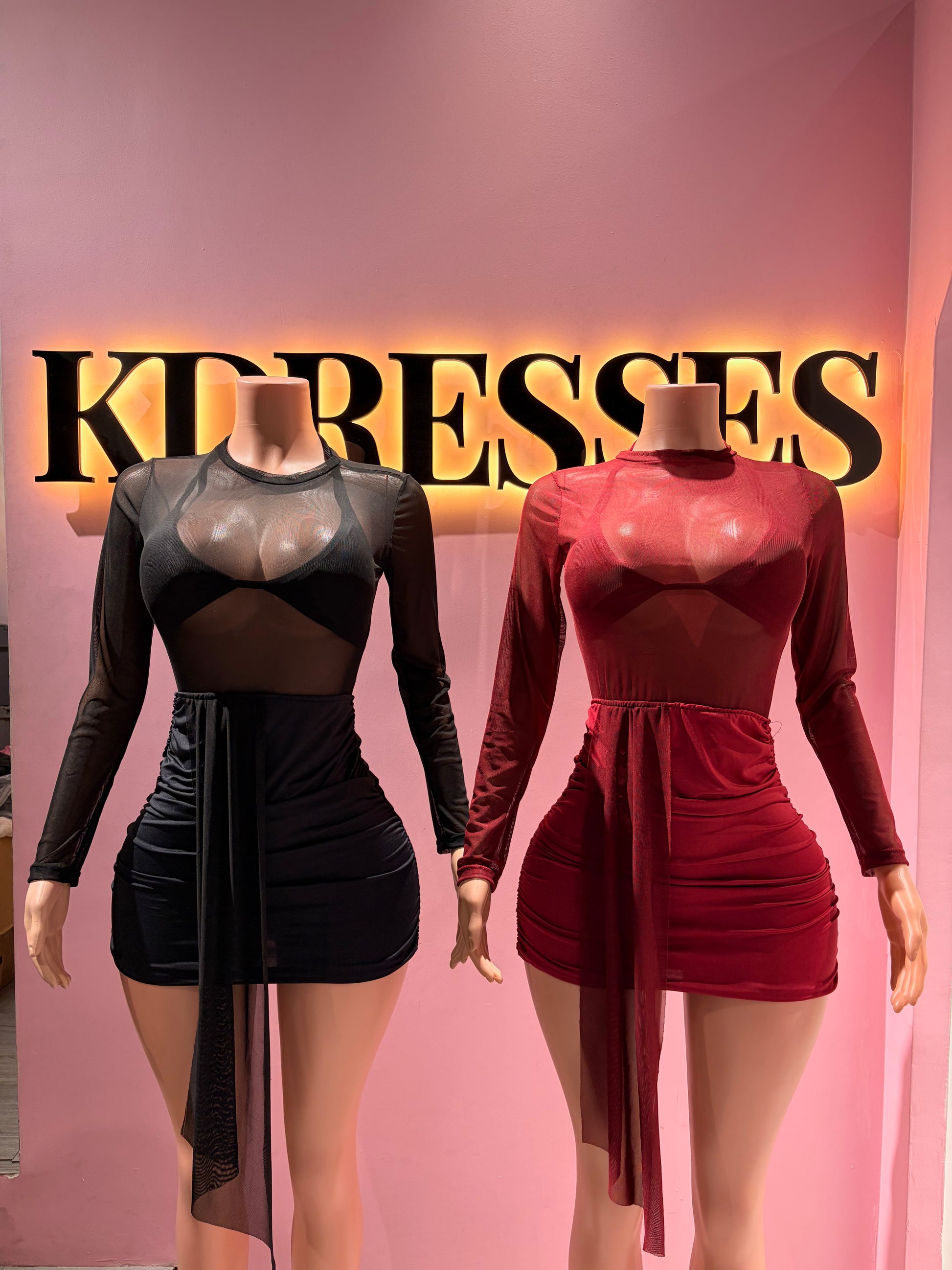 Vestido transparencia bikini