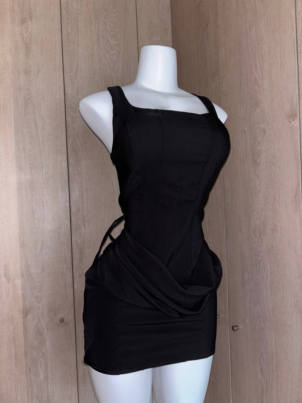 Vestido Corset drapeado