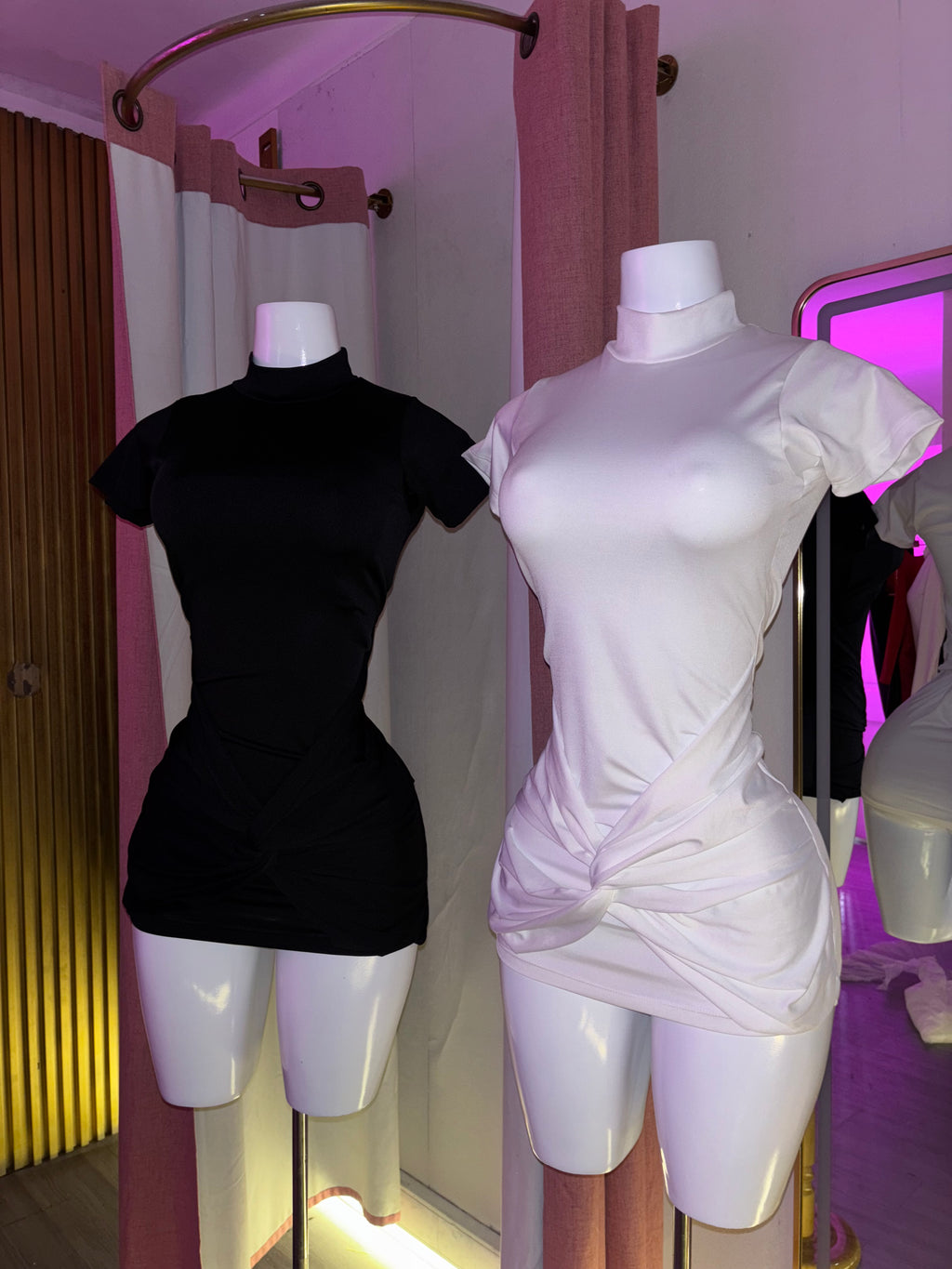 Vestido essential manga corta