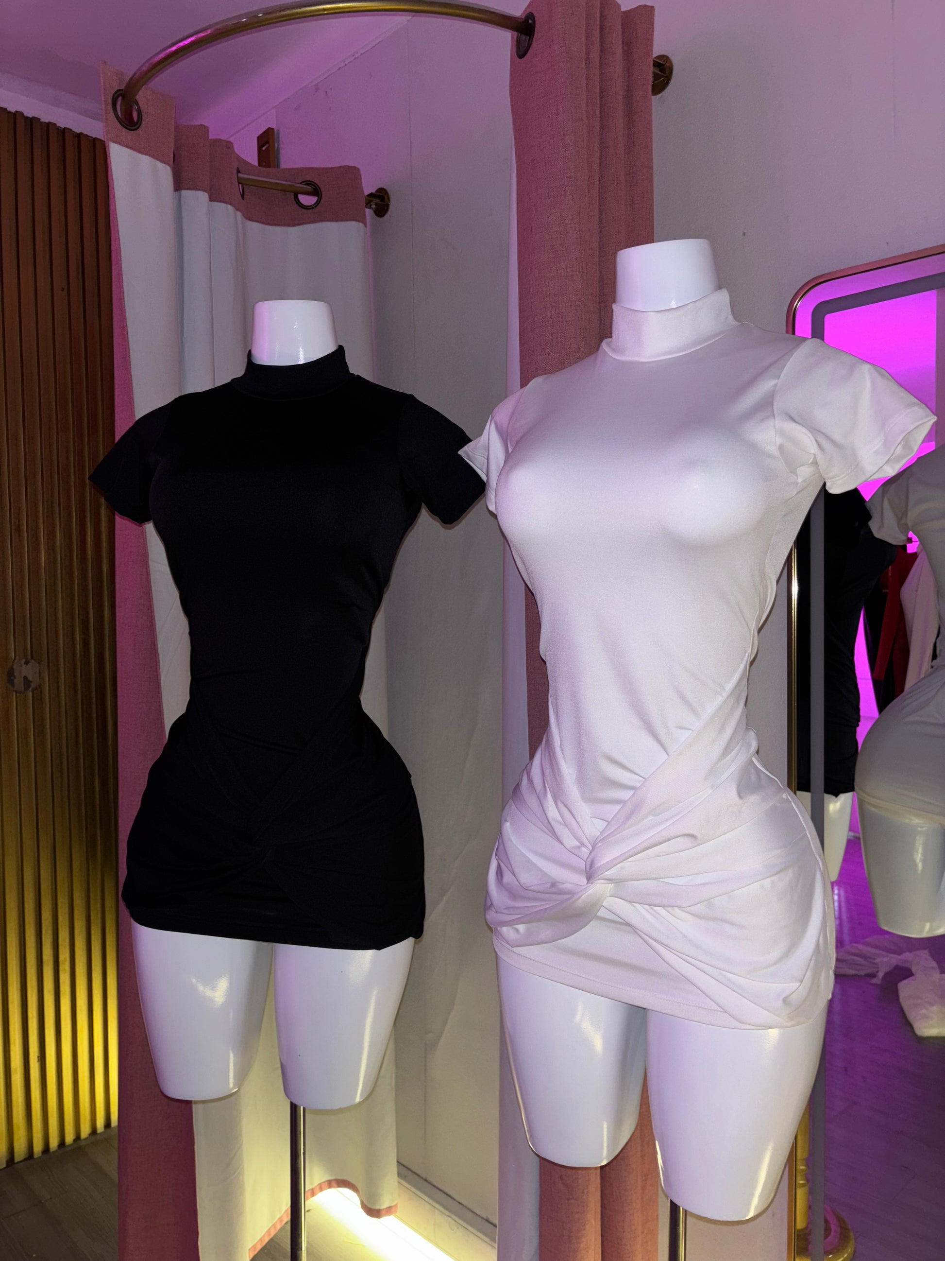 Vestido essential manga corta