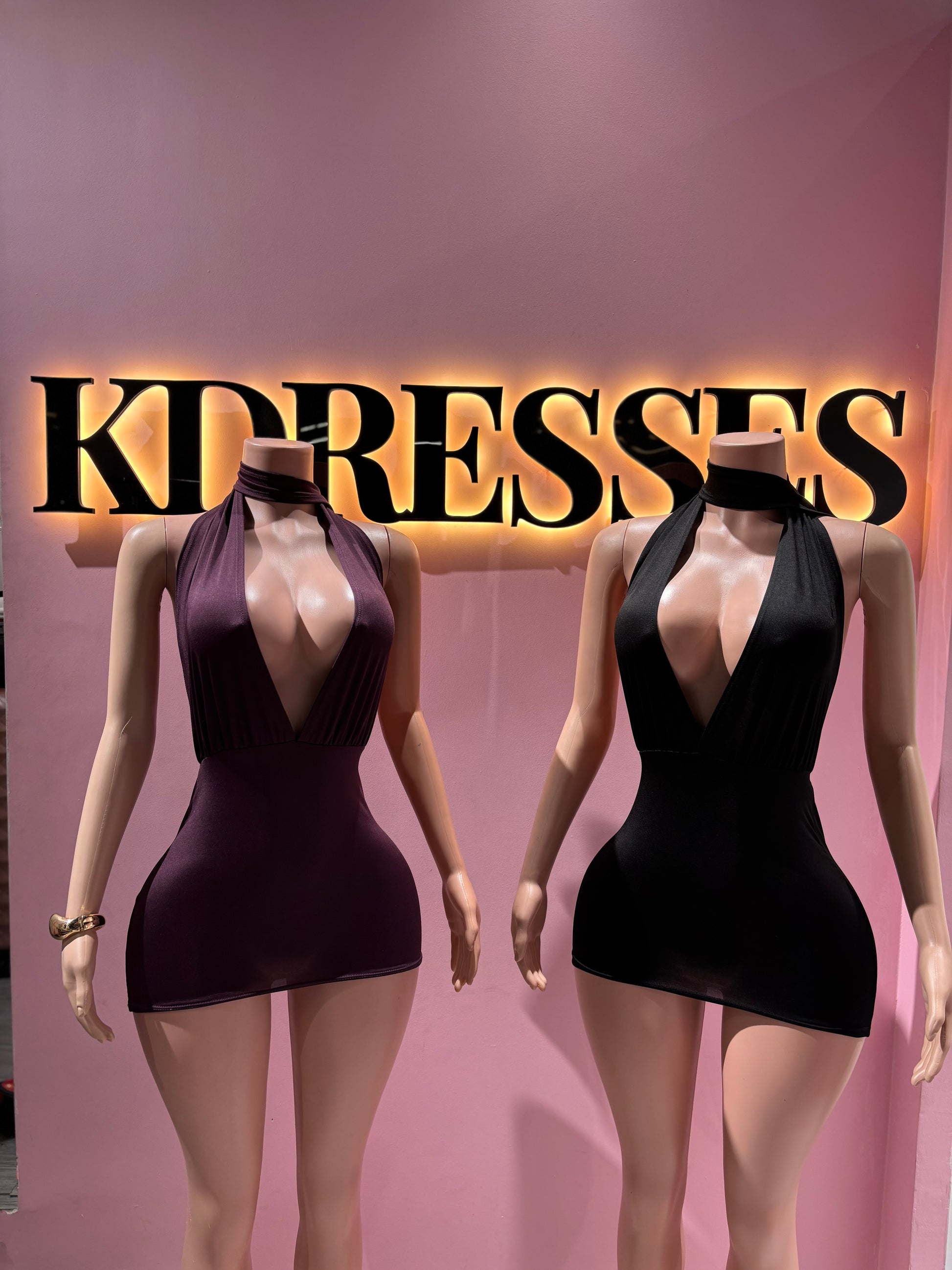 Vestido escote basic