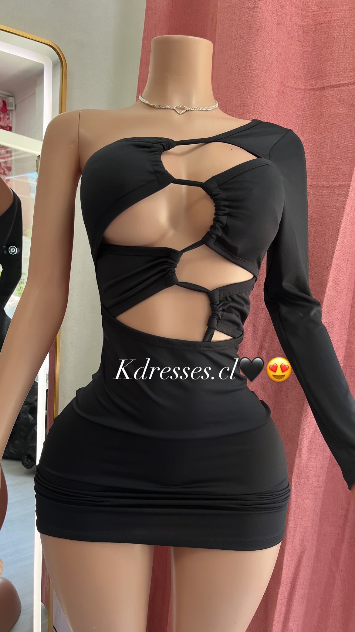 Vestido cropped 1 manga