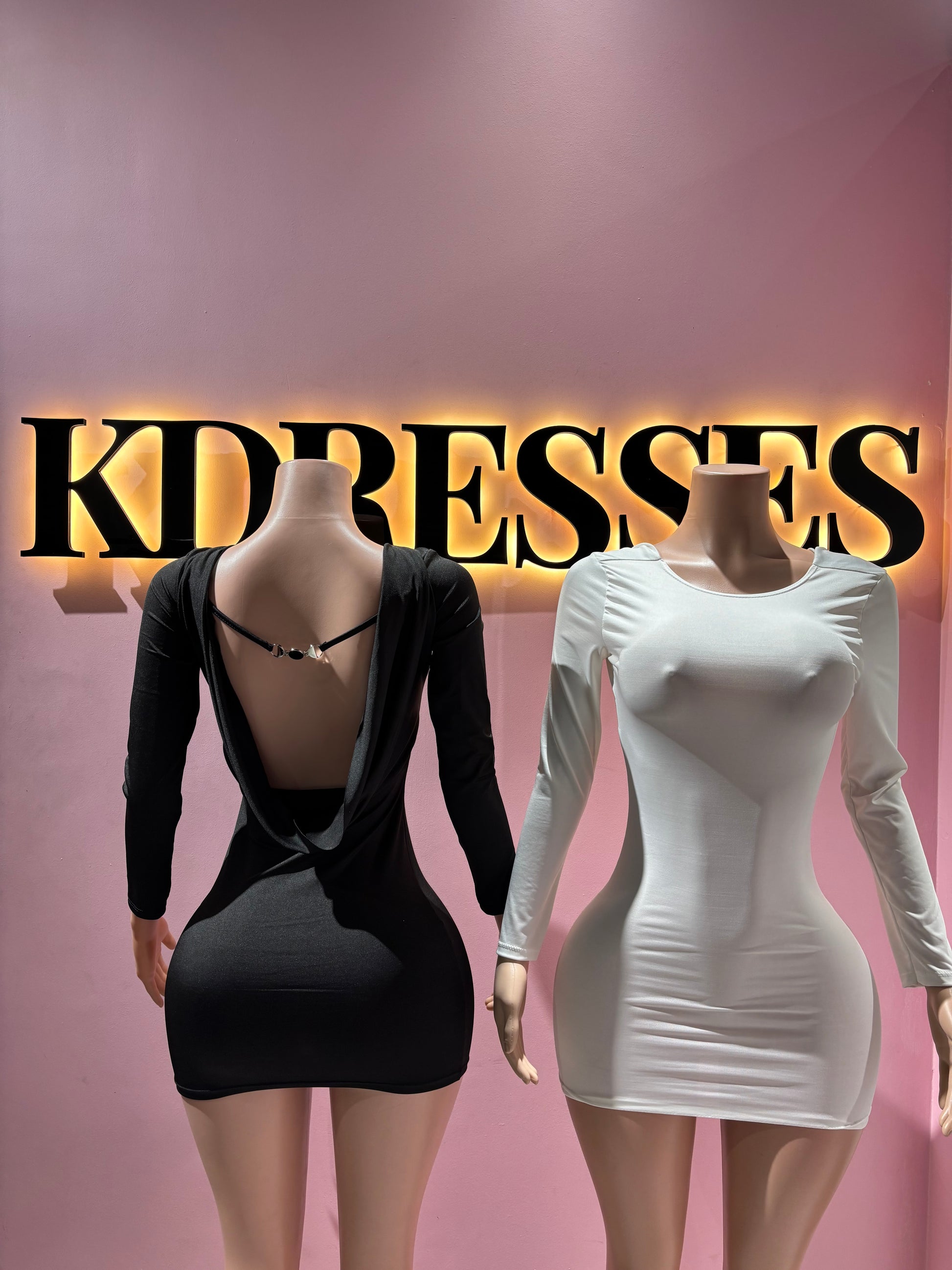 Vestido espalda drapeado