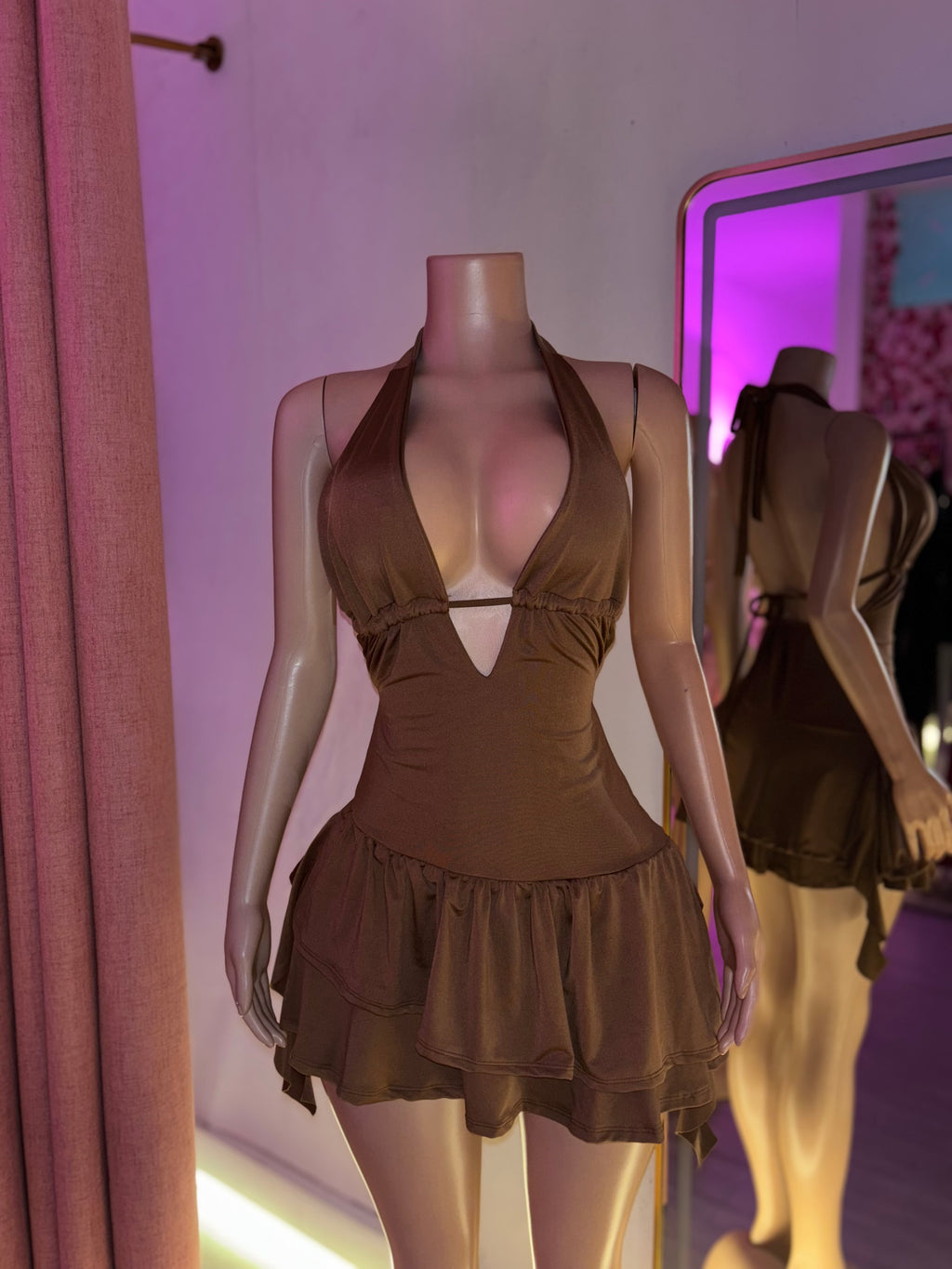 Vestido escote vuelitos