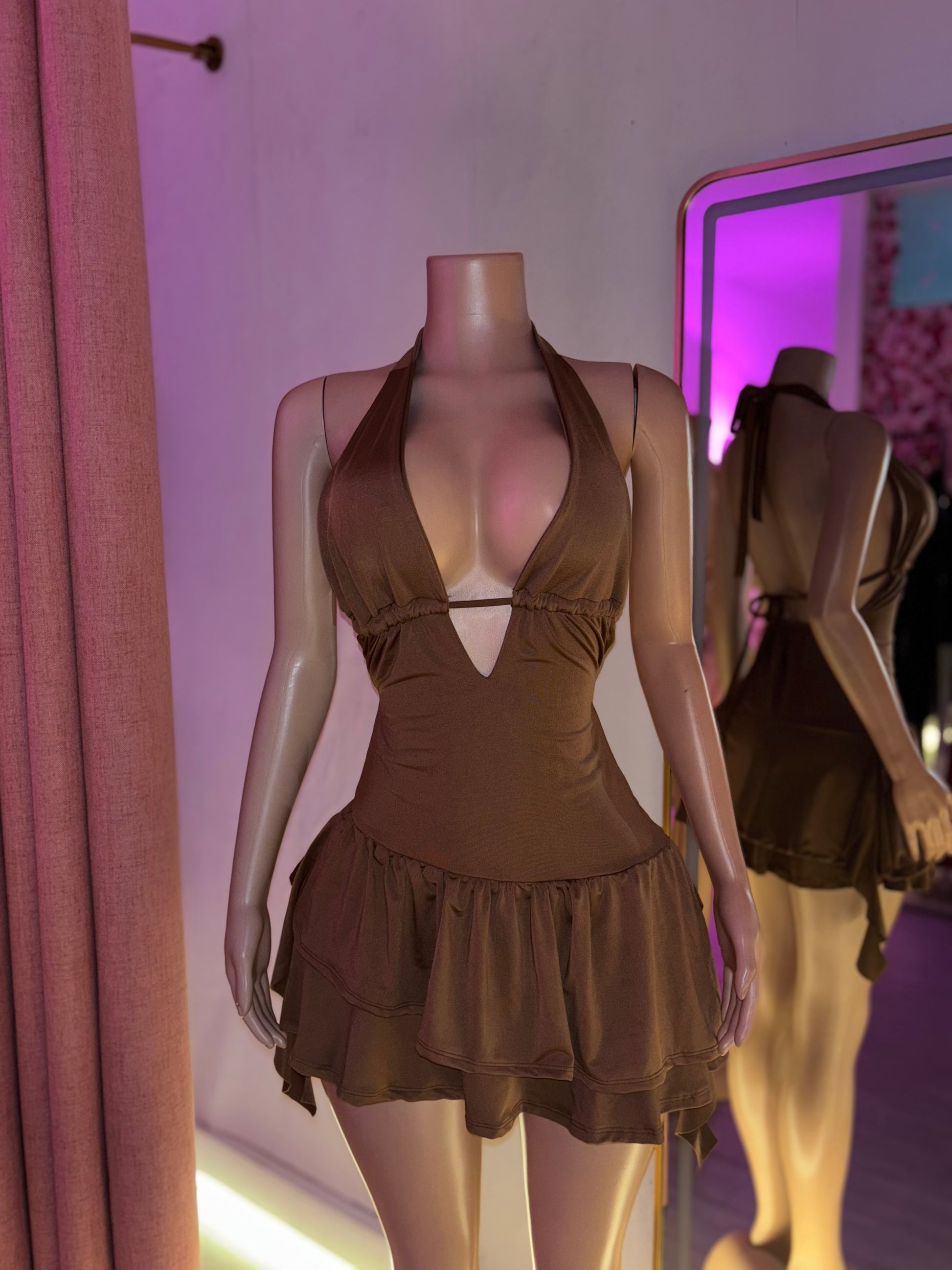 Vestido escote vuelitos