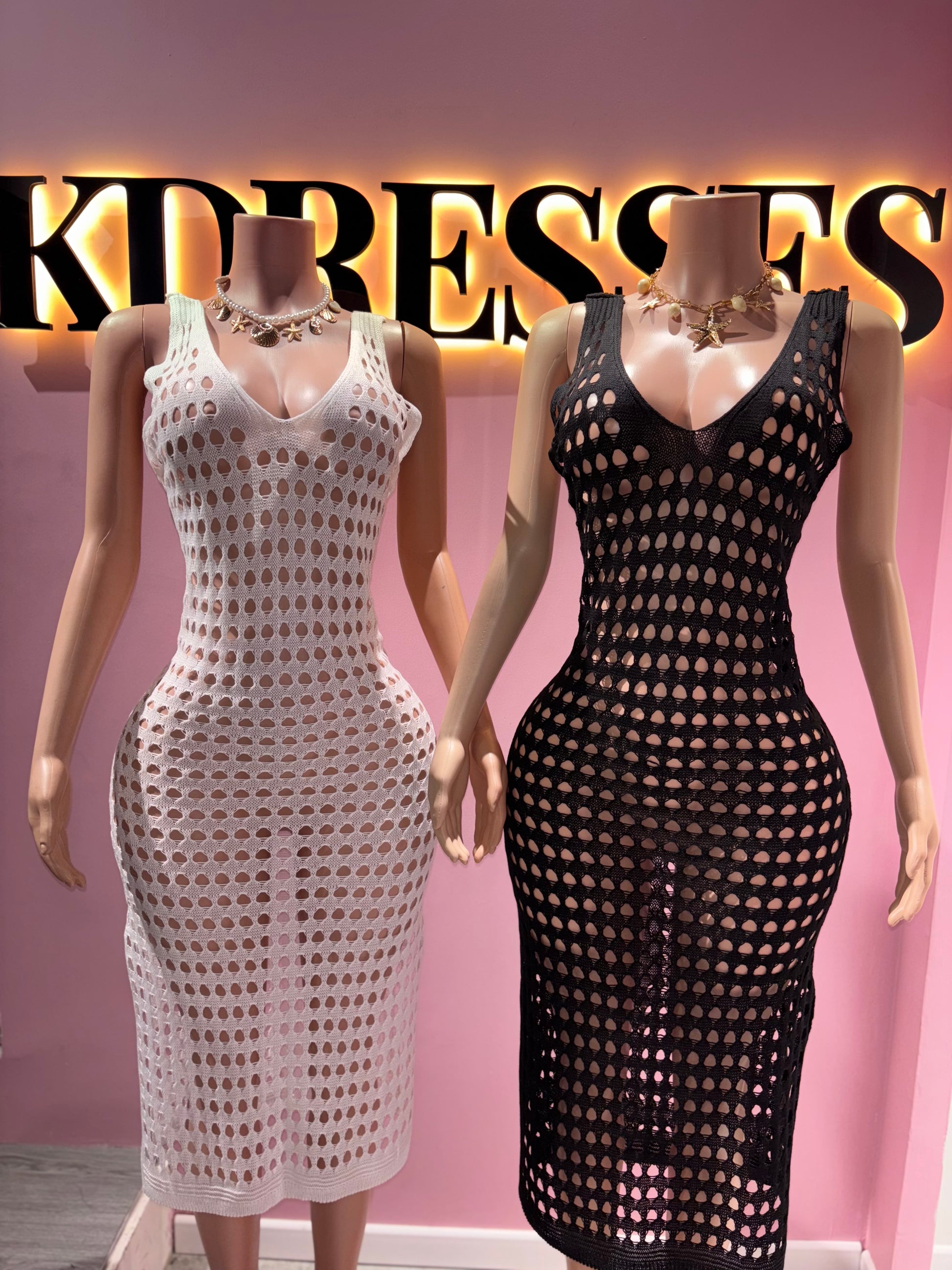 Vestido tejido salida