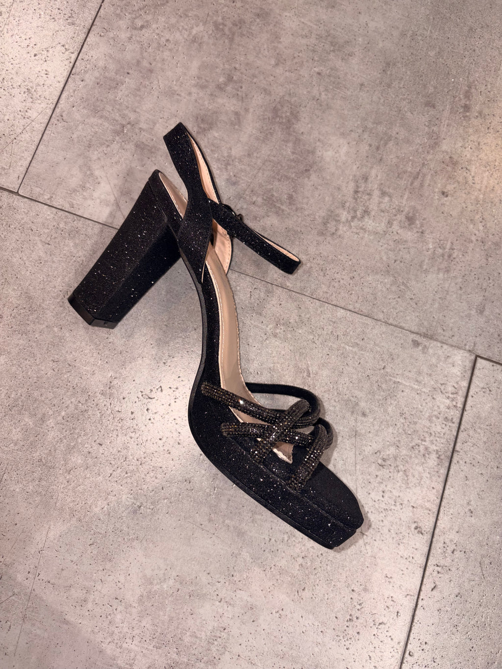 Tacones Black brillantes