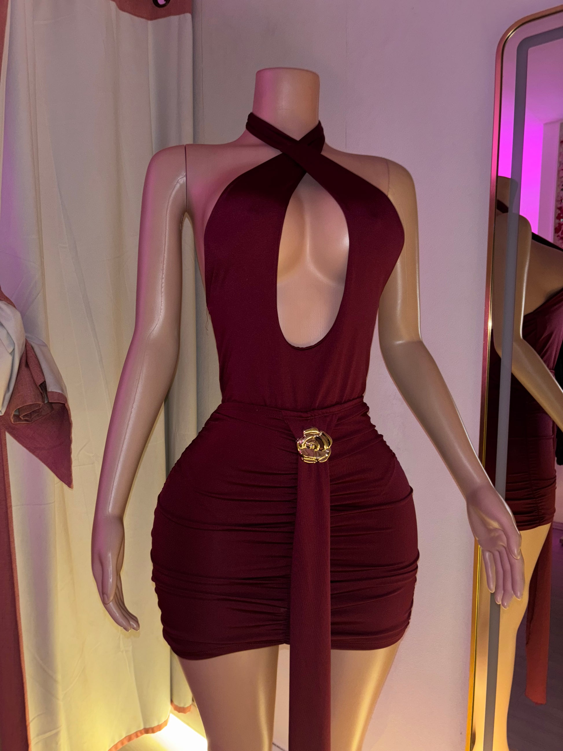 Conjunto body escote