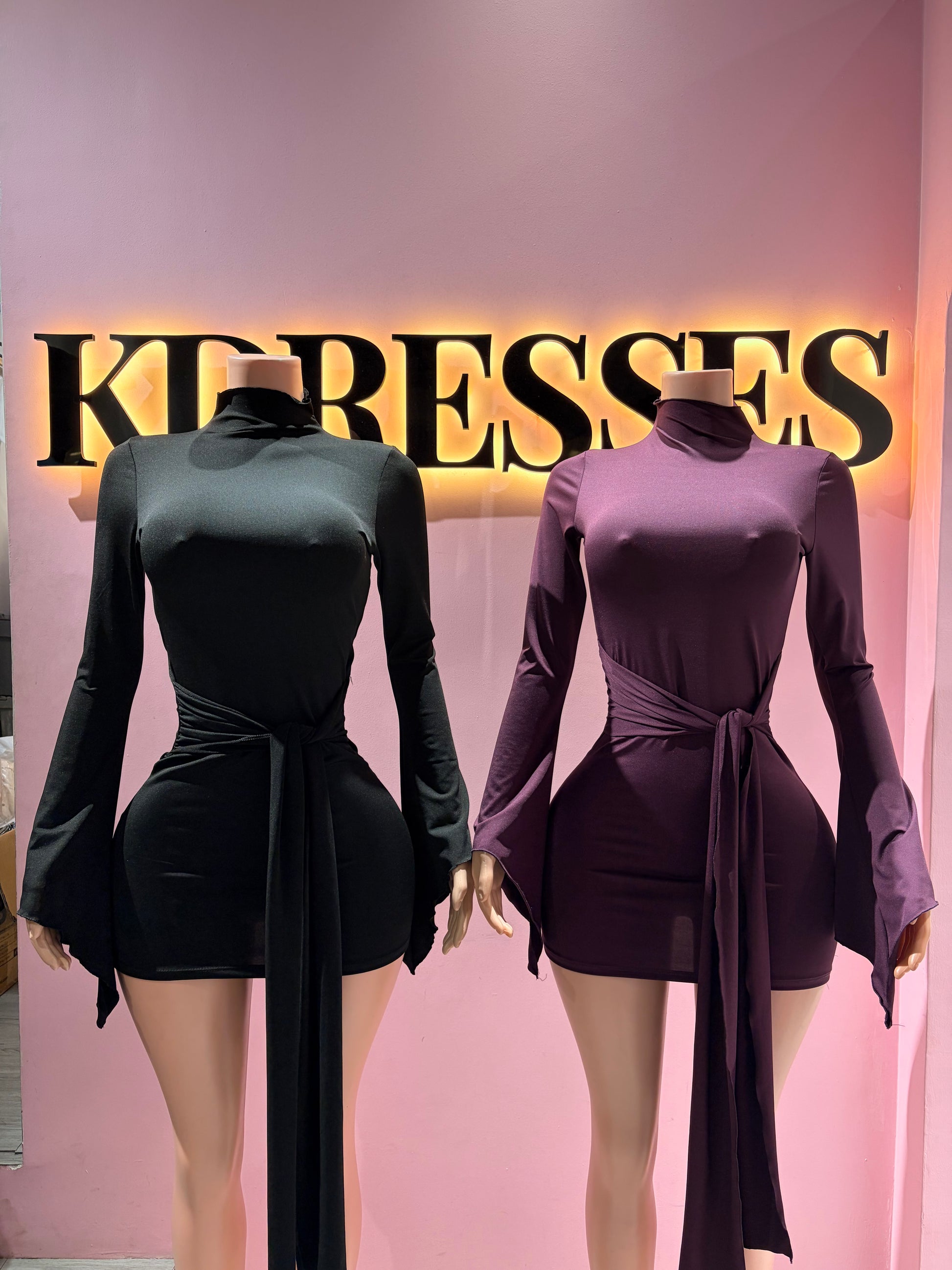 Vestido drapeado push up