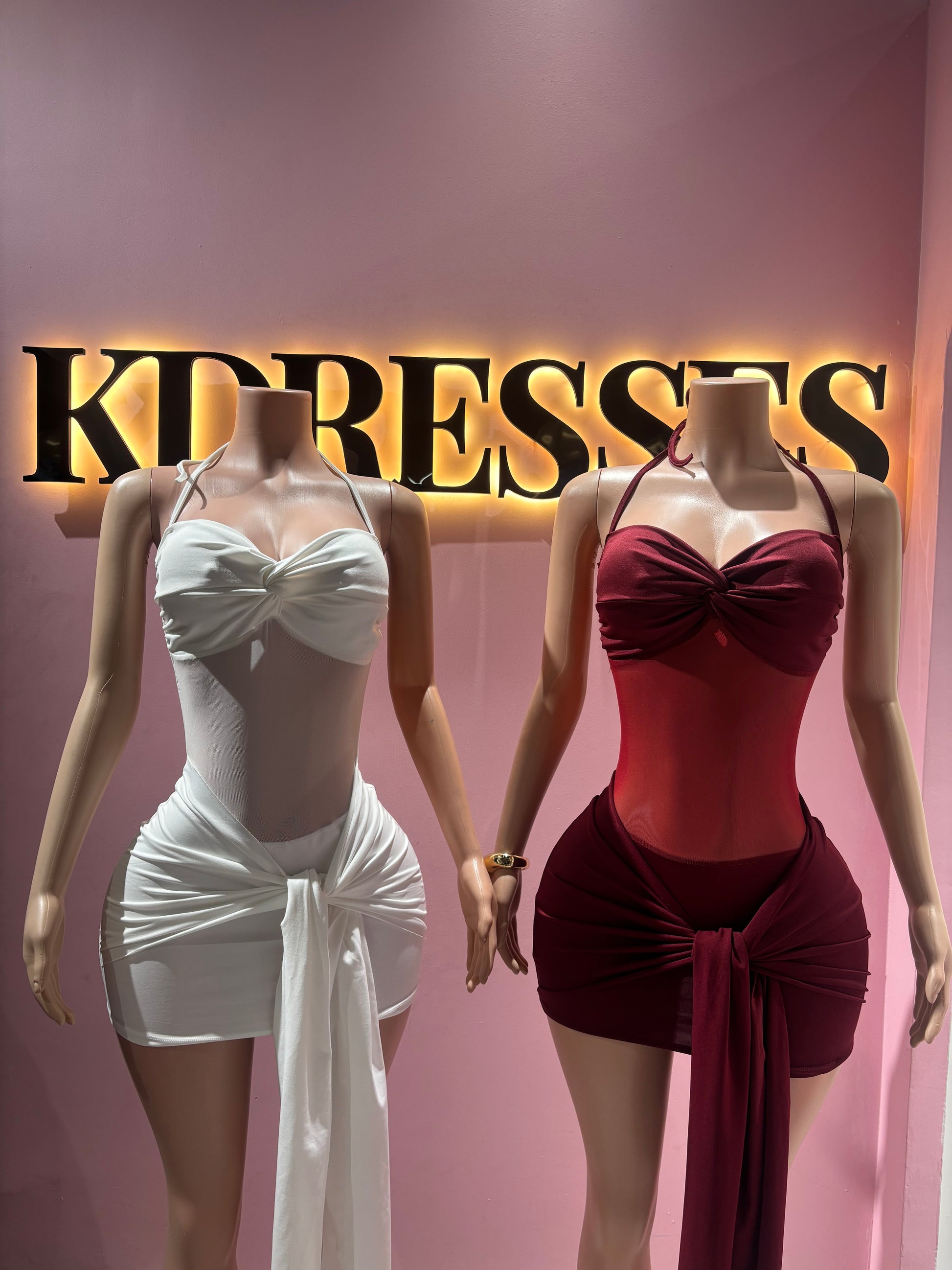 Vestido Transparencia Drapeado