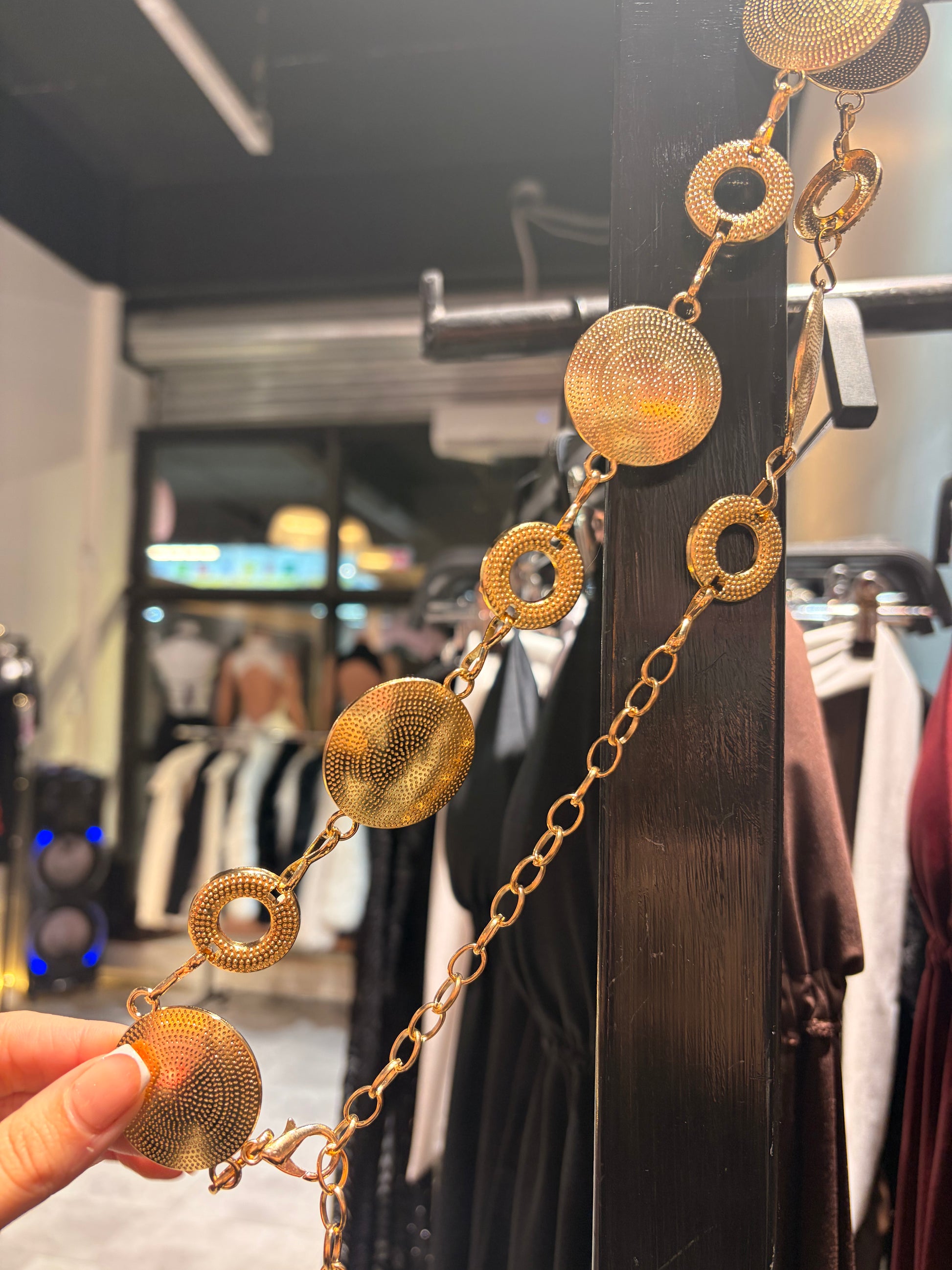 Cinturón cadena golden