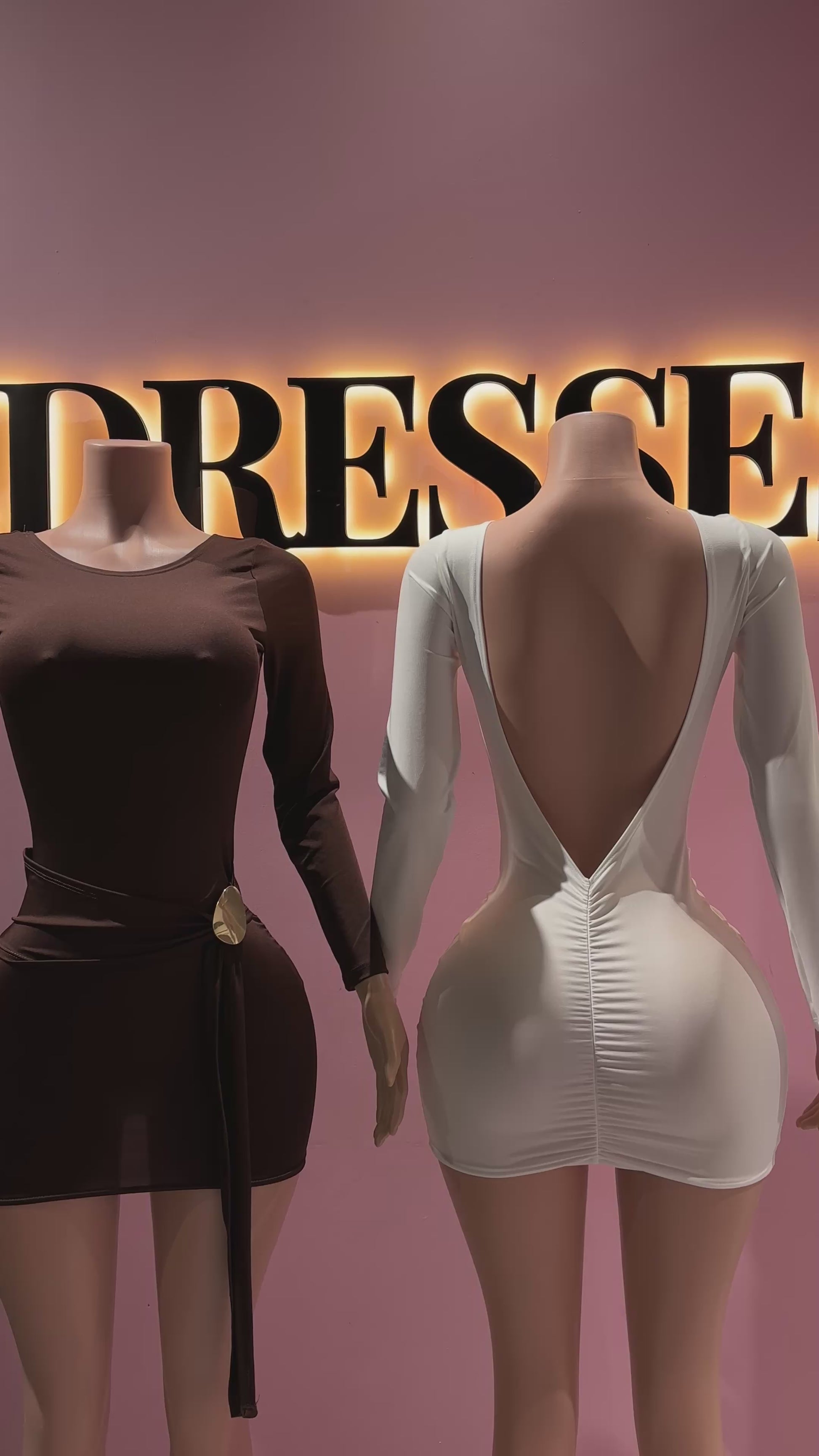 Vestido hebilla push up drapeado