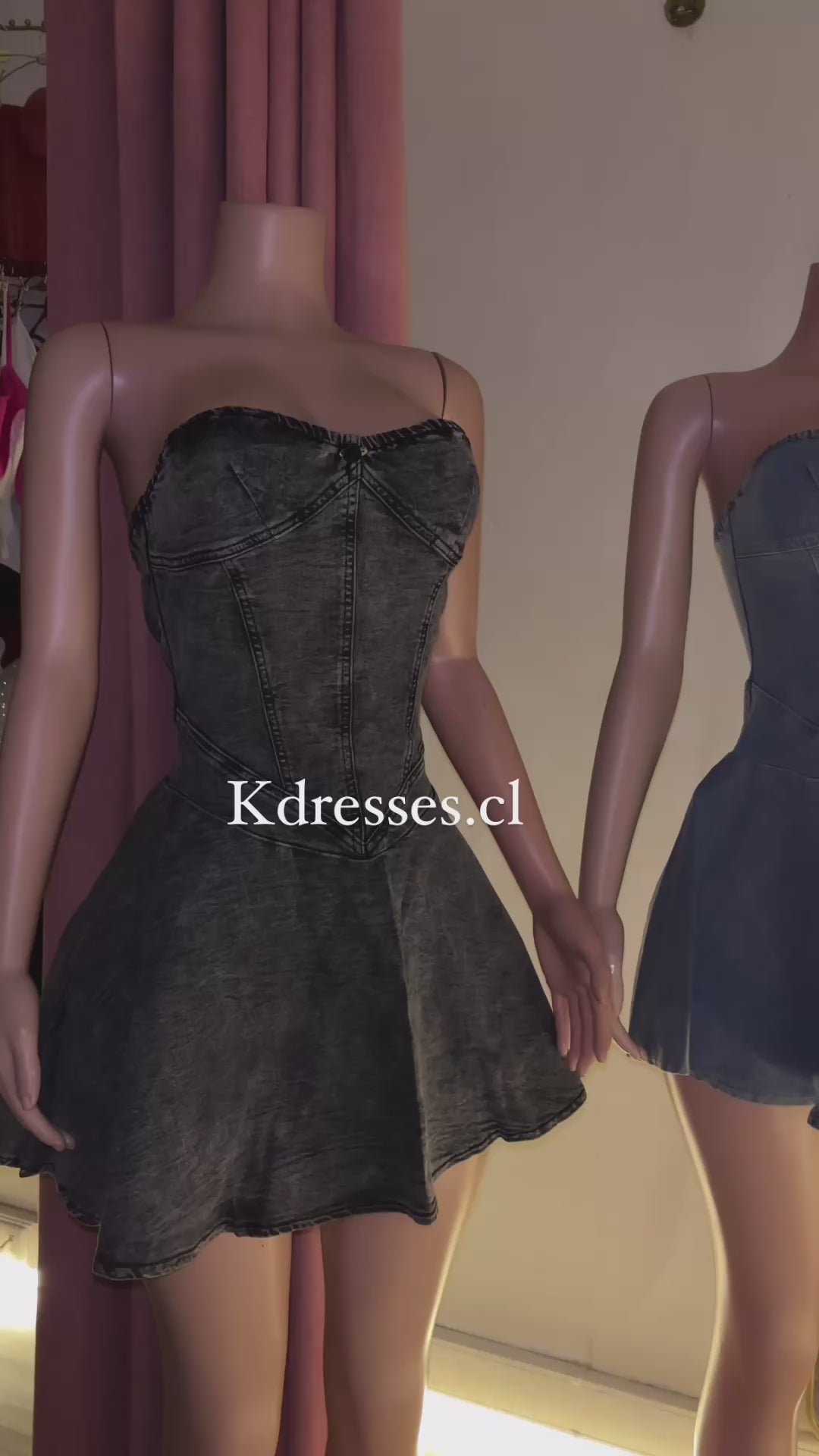 Princess Denim Mini Dress