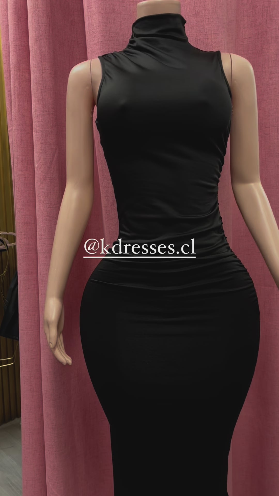 Vestido sin mangas largo