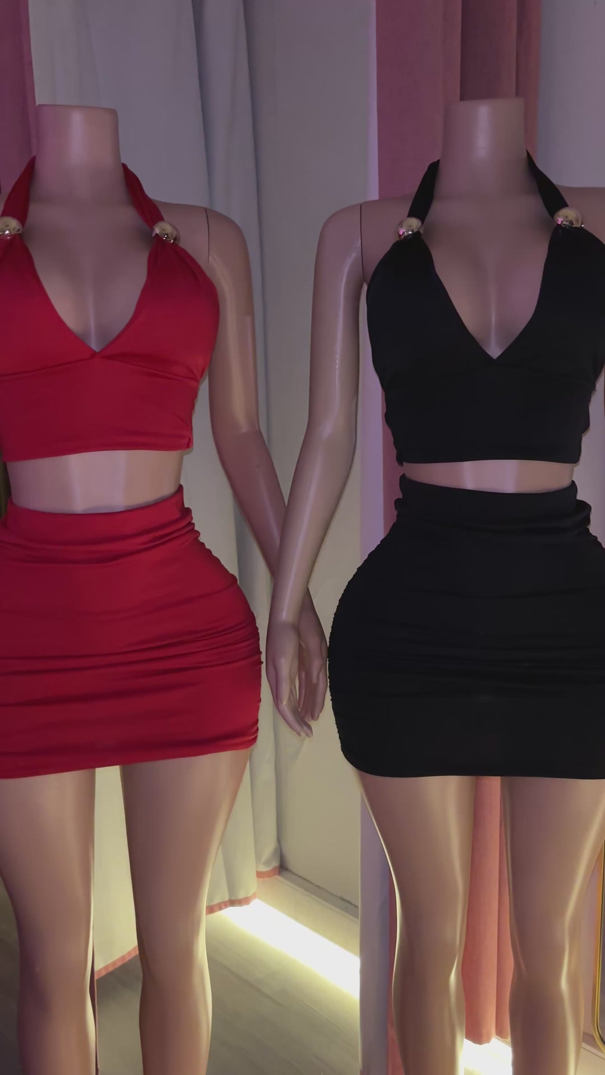 Conjunto Escote hebilla Gold