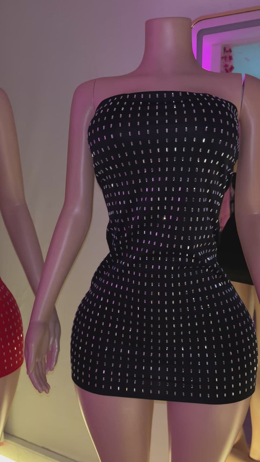 Vestido Diamond Strapless