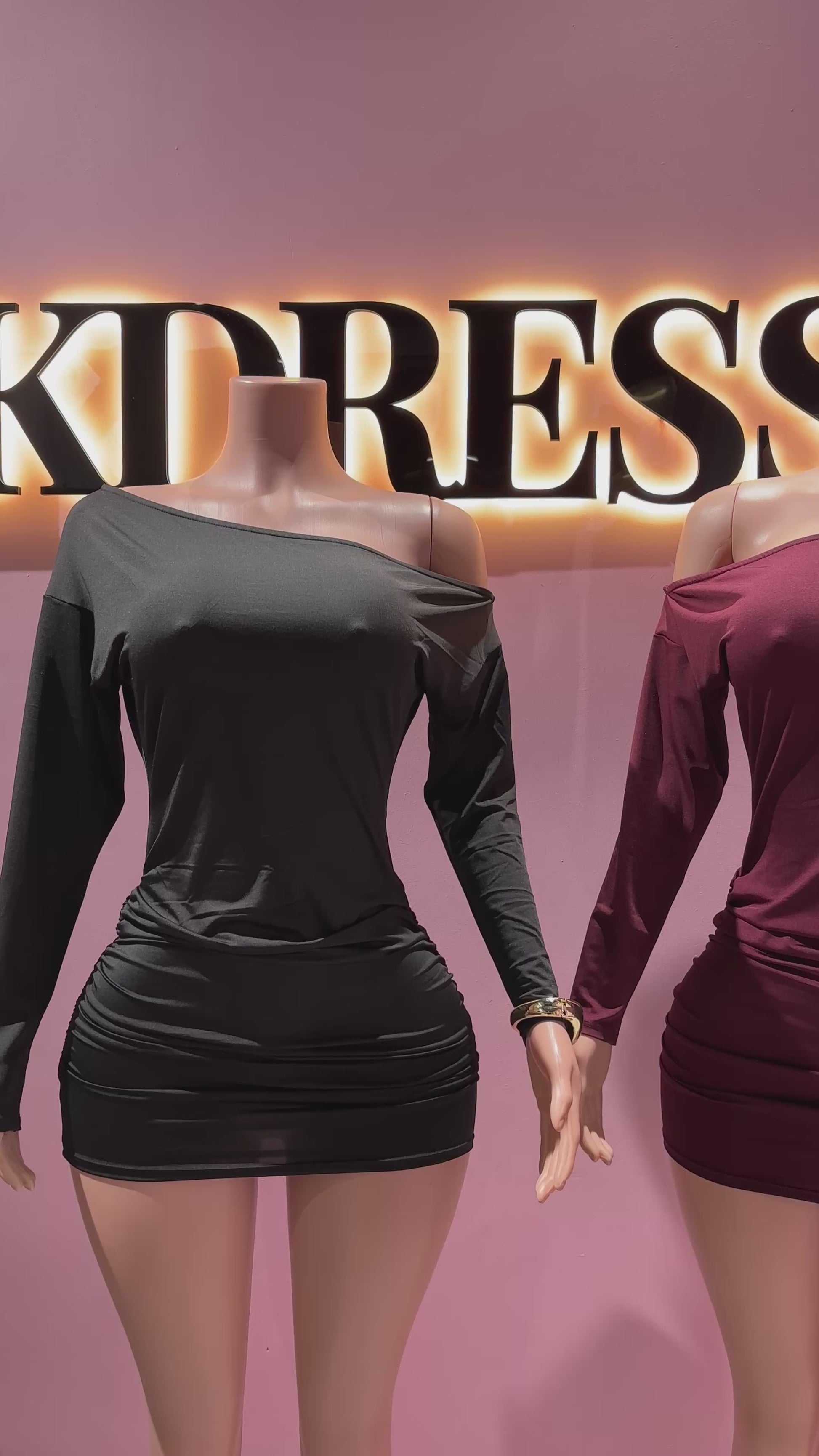 Vestido hombros essential