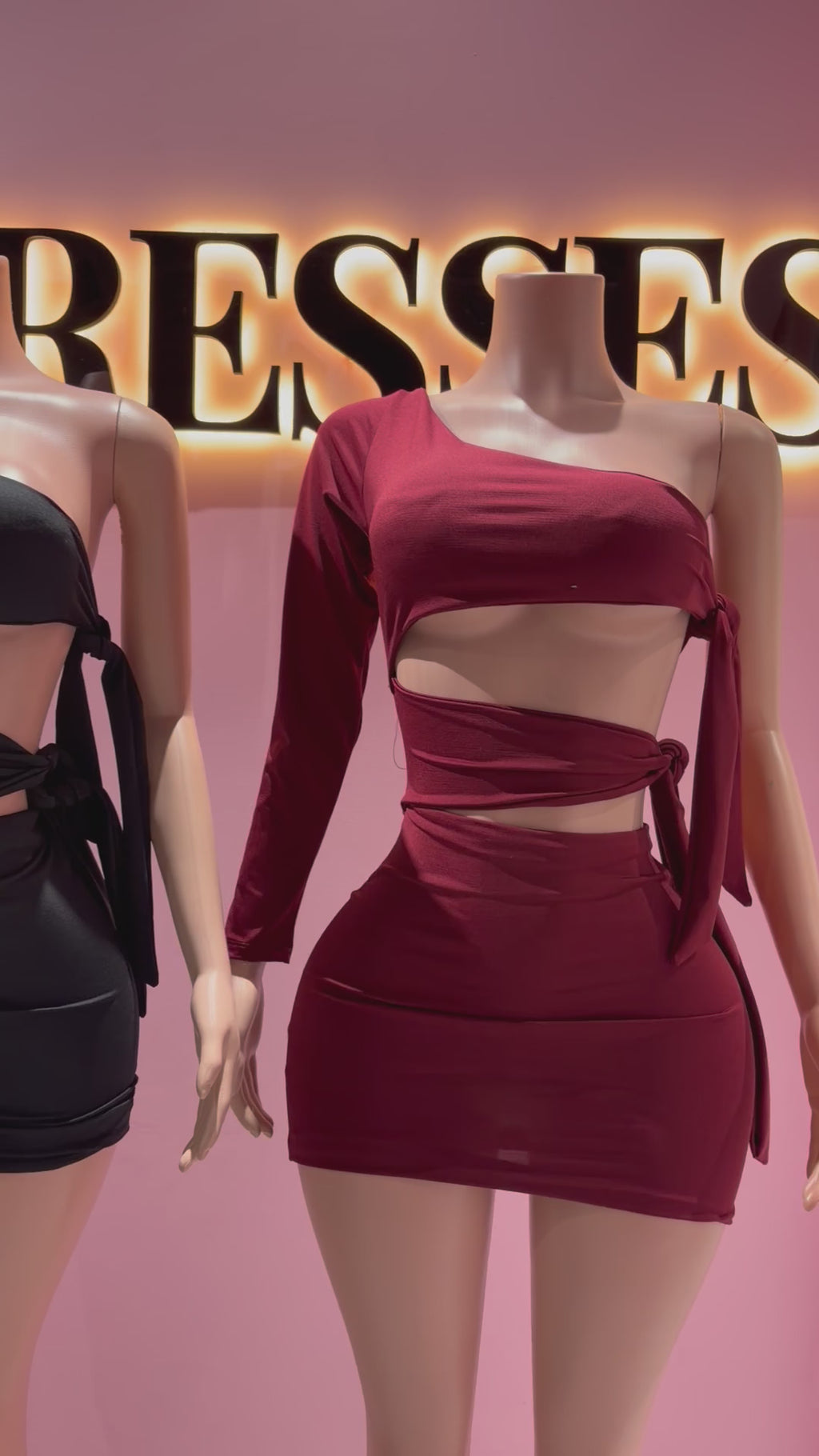 Vestido cutted amarra